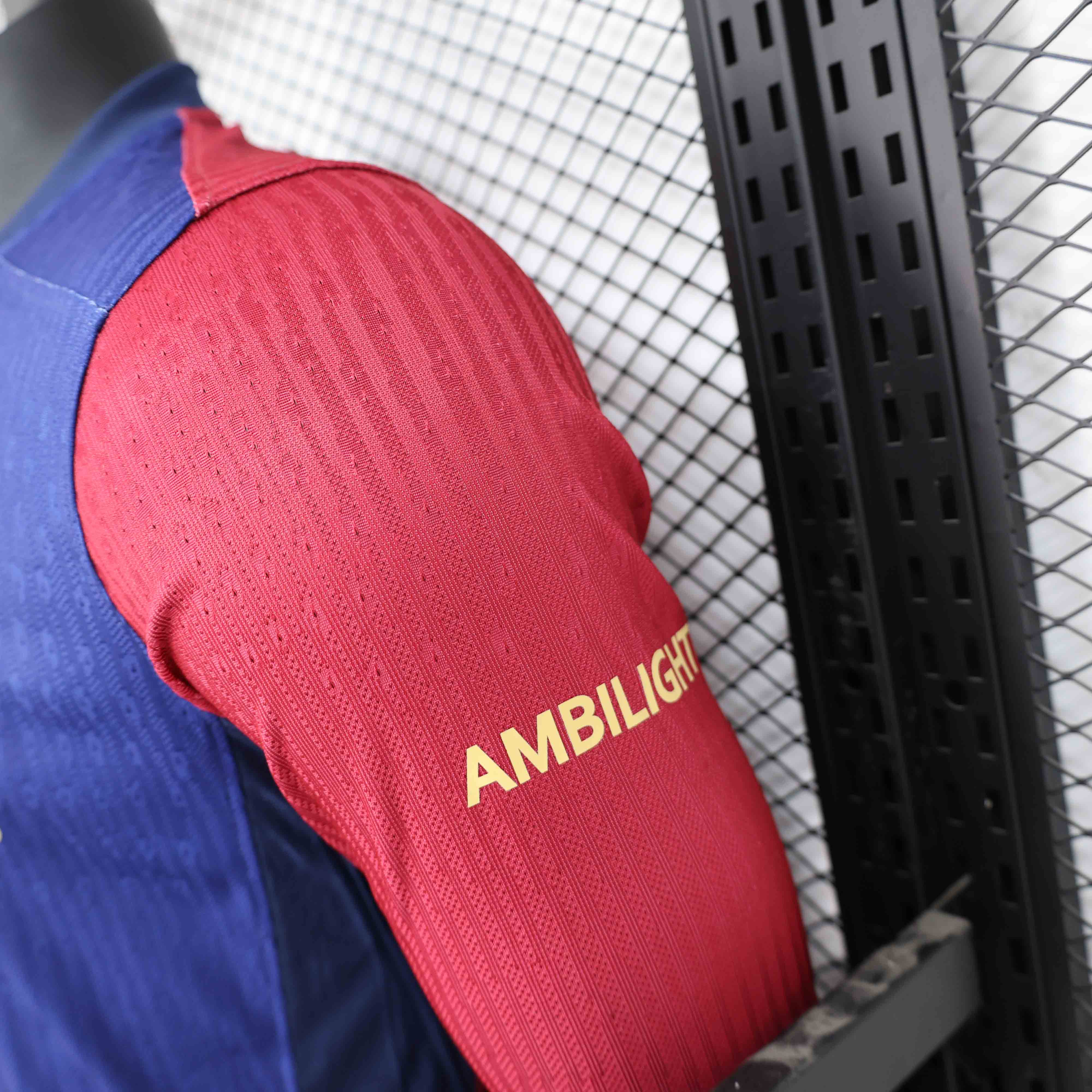 25-26 season Barcelona home player version long sleeve jersey