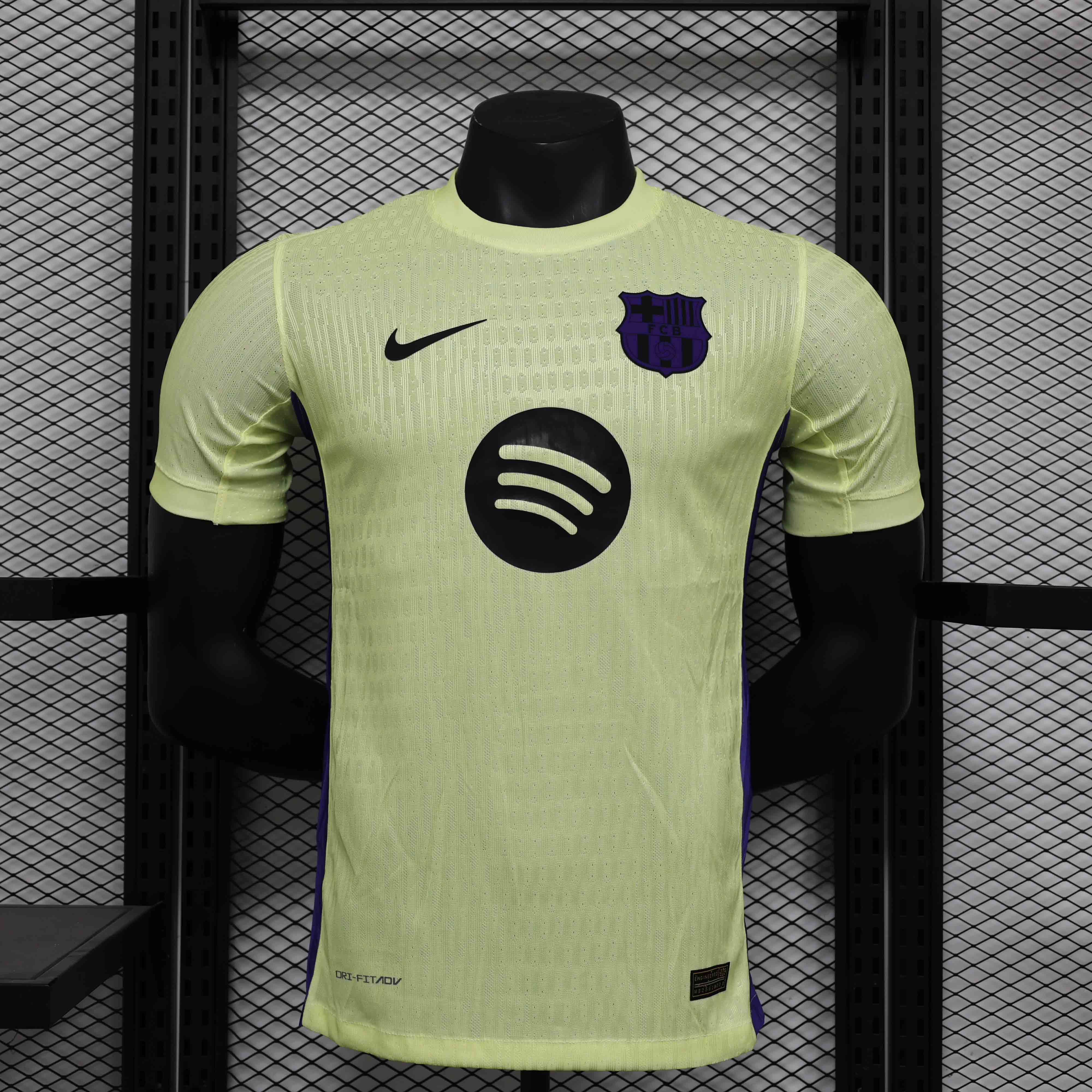 25-26 season Barcelona player version yellow jersey