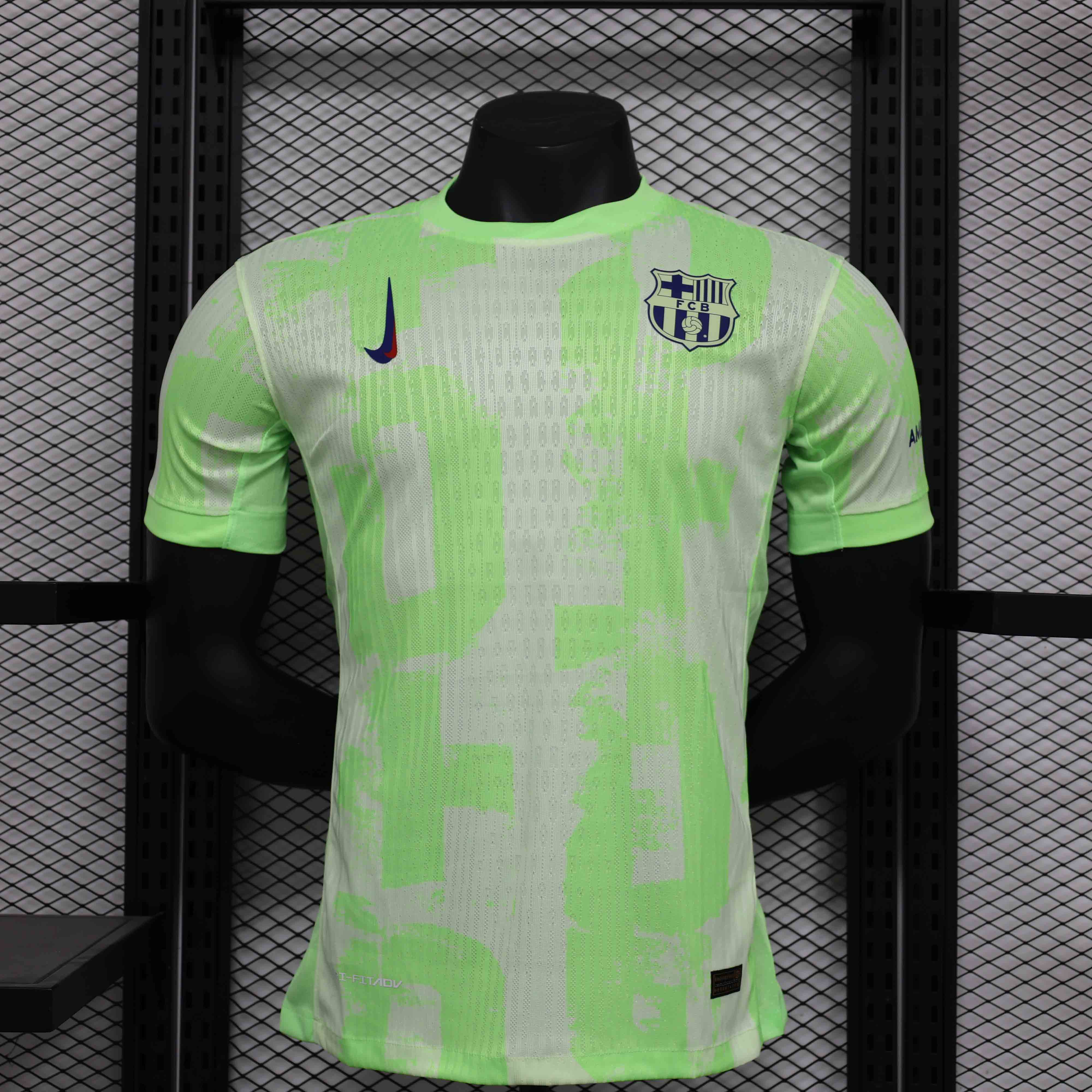 25-26 season Barcelona No. 2 away jersey blank version