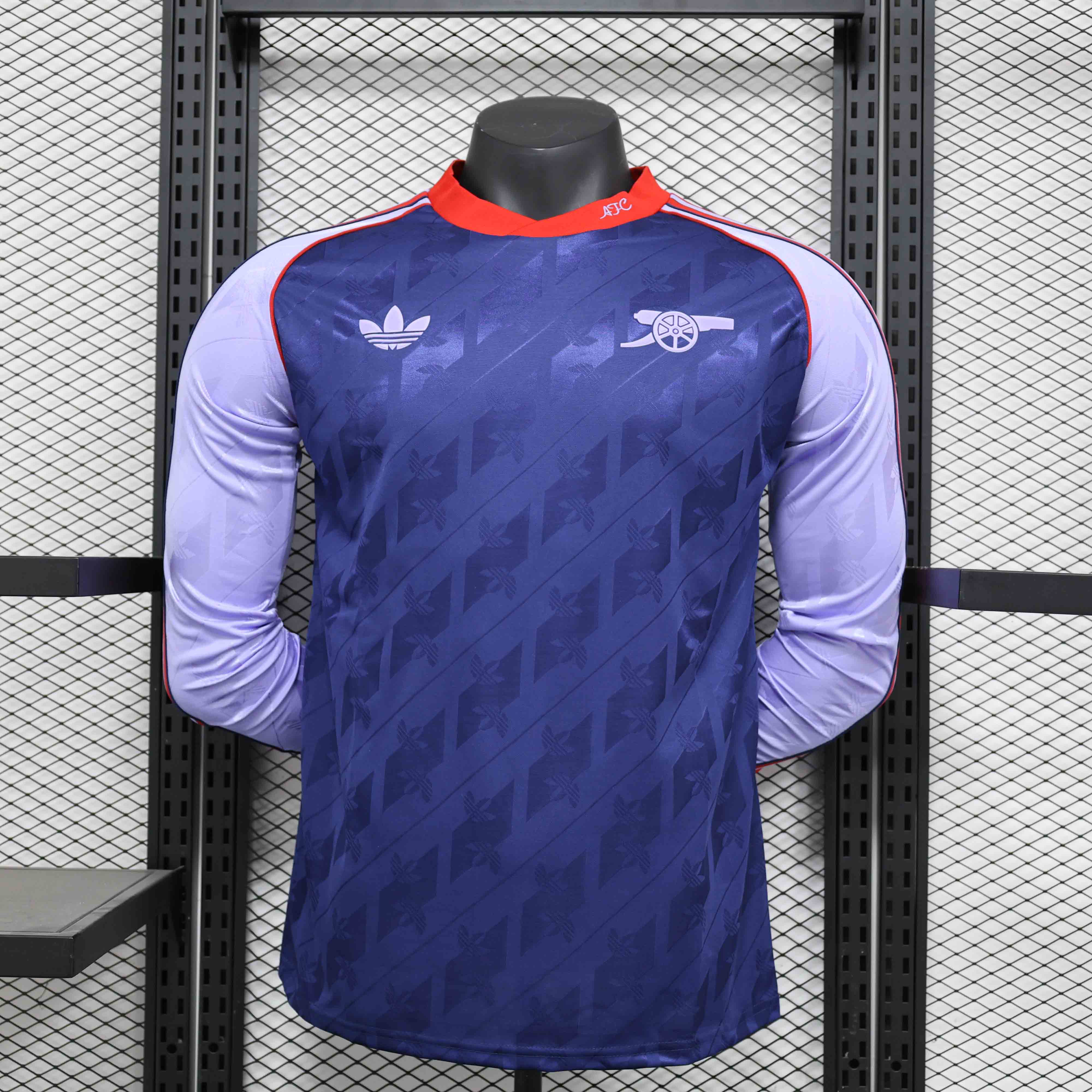 24-25 season retro Arsenal long sleeve jersey