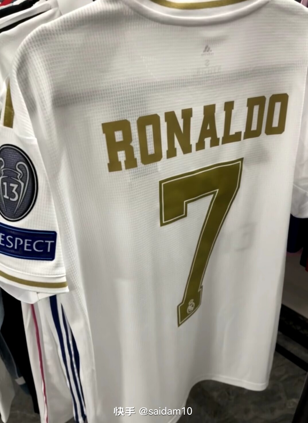 Cristiano Ronaldo wore the No. 7 jersey for Real Madrid in the 2019-20 Champions League away games