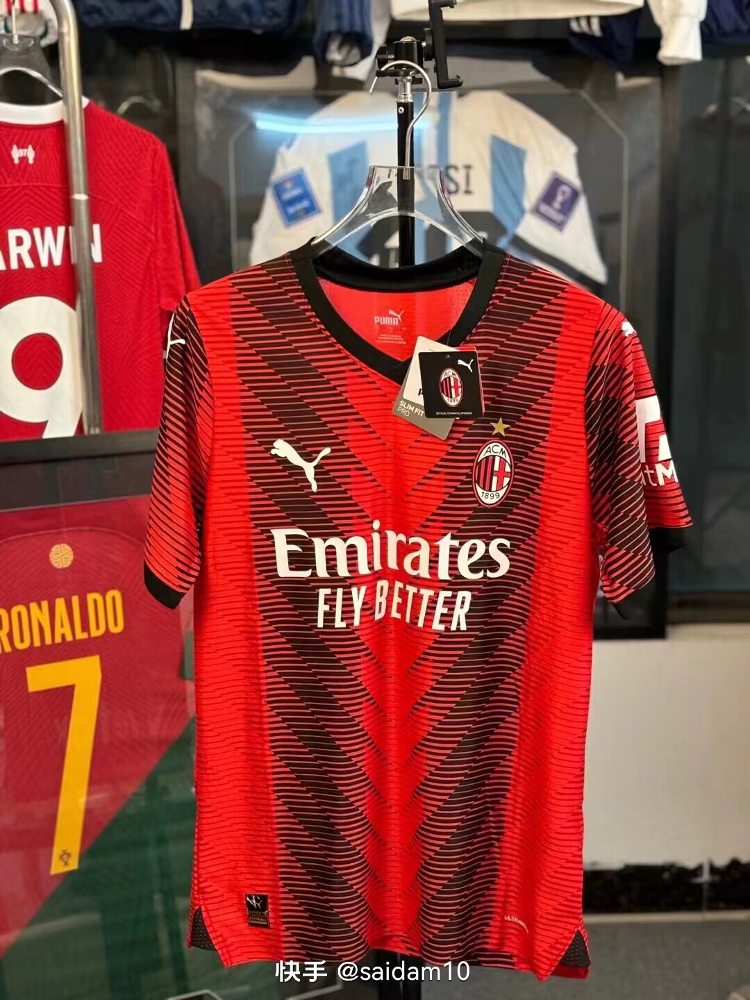 23-24AC Milan home jersey