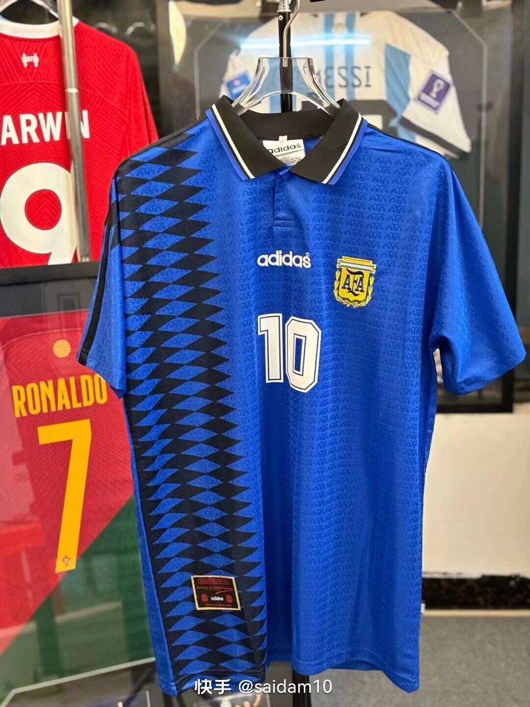 MARADONA, the jersey of the Argentina national team