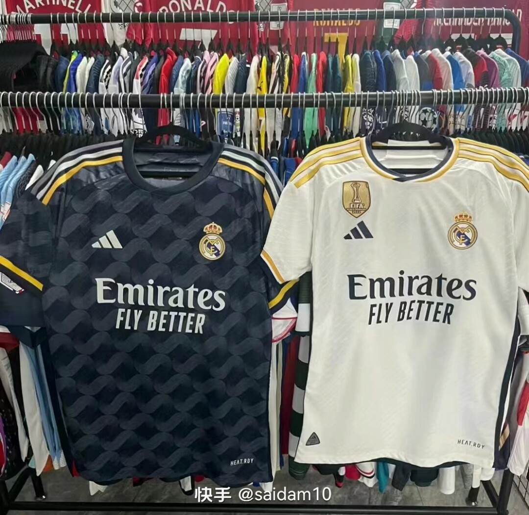 In the 2023-2024 season, Real Madrid wore the No. 7 and No. 10 jerseys away from home