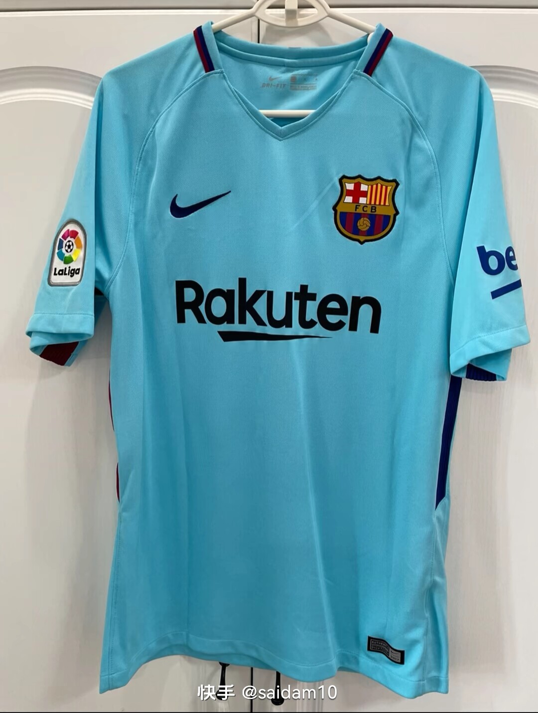 The Messi jersey for Barcelona's away games in 2021-22