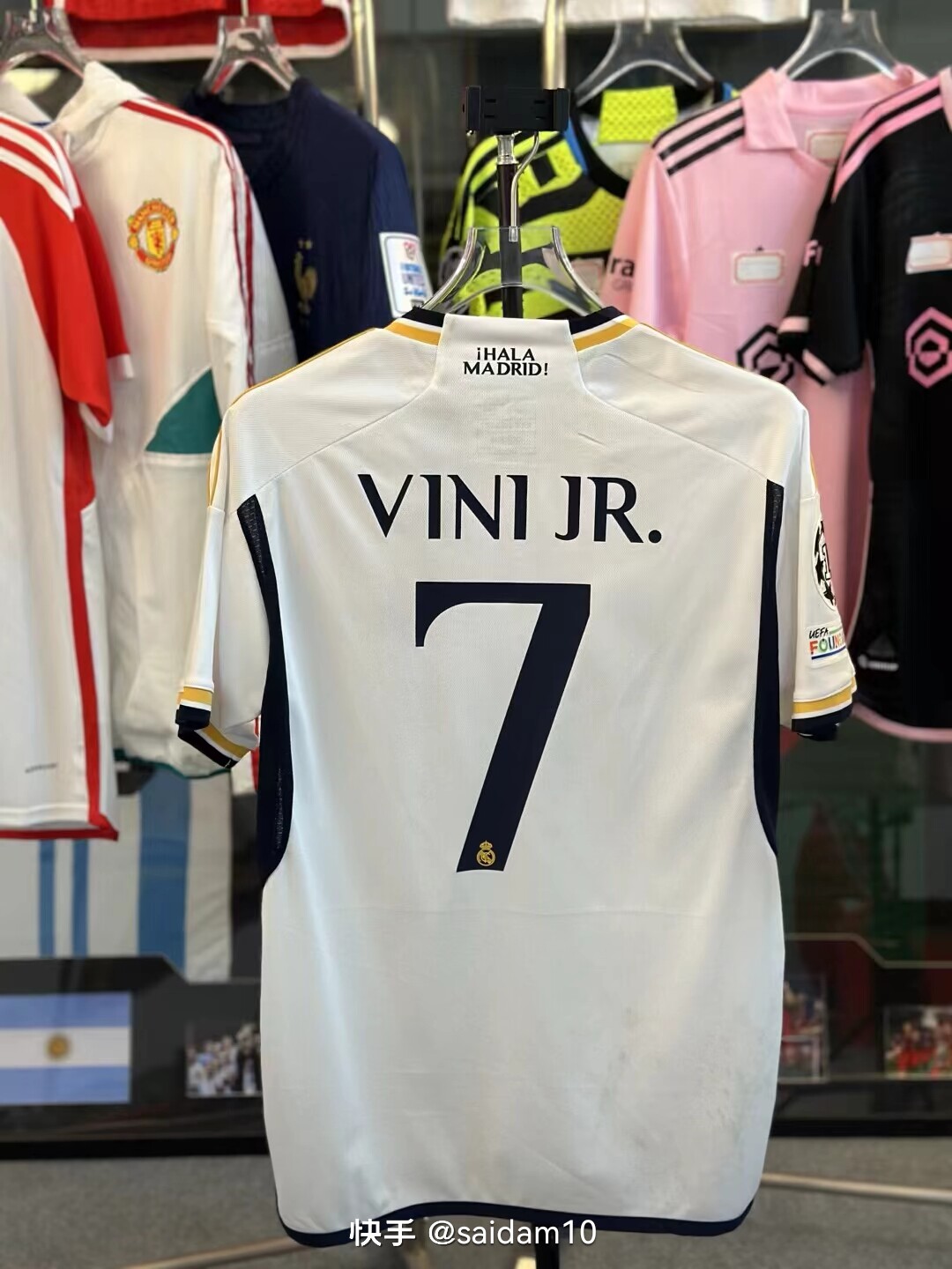 The 23-24 Real Madrid home fan edition jersey