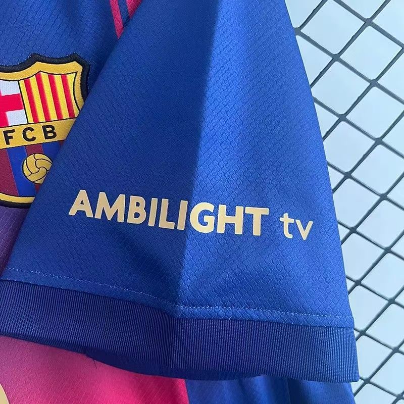 25-26 season Barcelona home jersey Yamal Lewandowski Rafinha