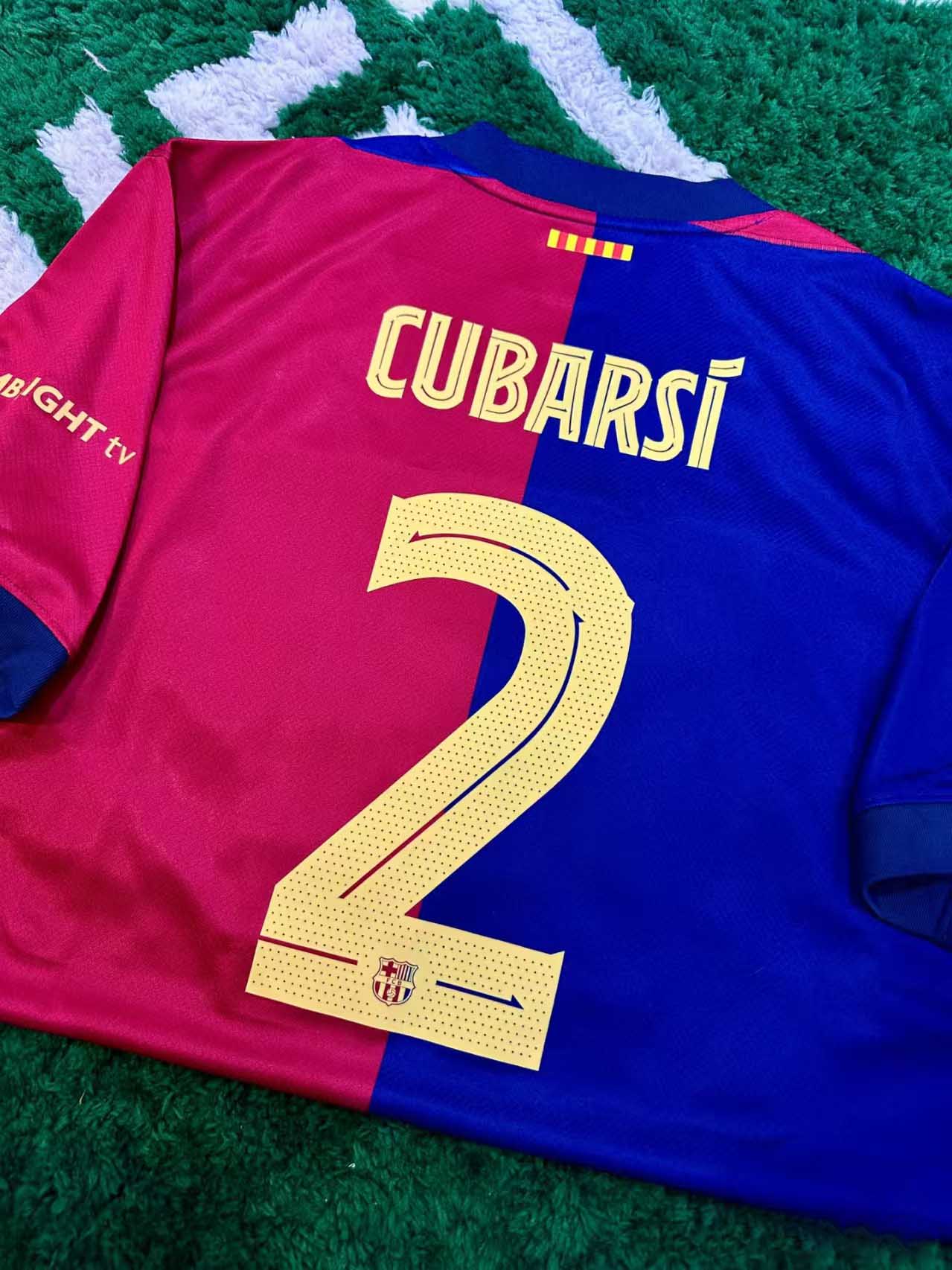 24-25 season Barcelona home jersey Yamal Lewandowski Rafinha
