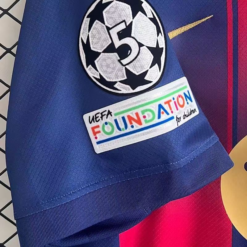 25-26 season Barcelona home jersey Yamal Lewandowski Rafinha