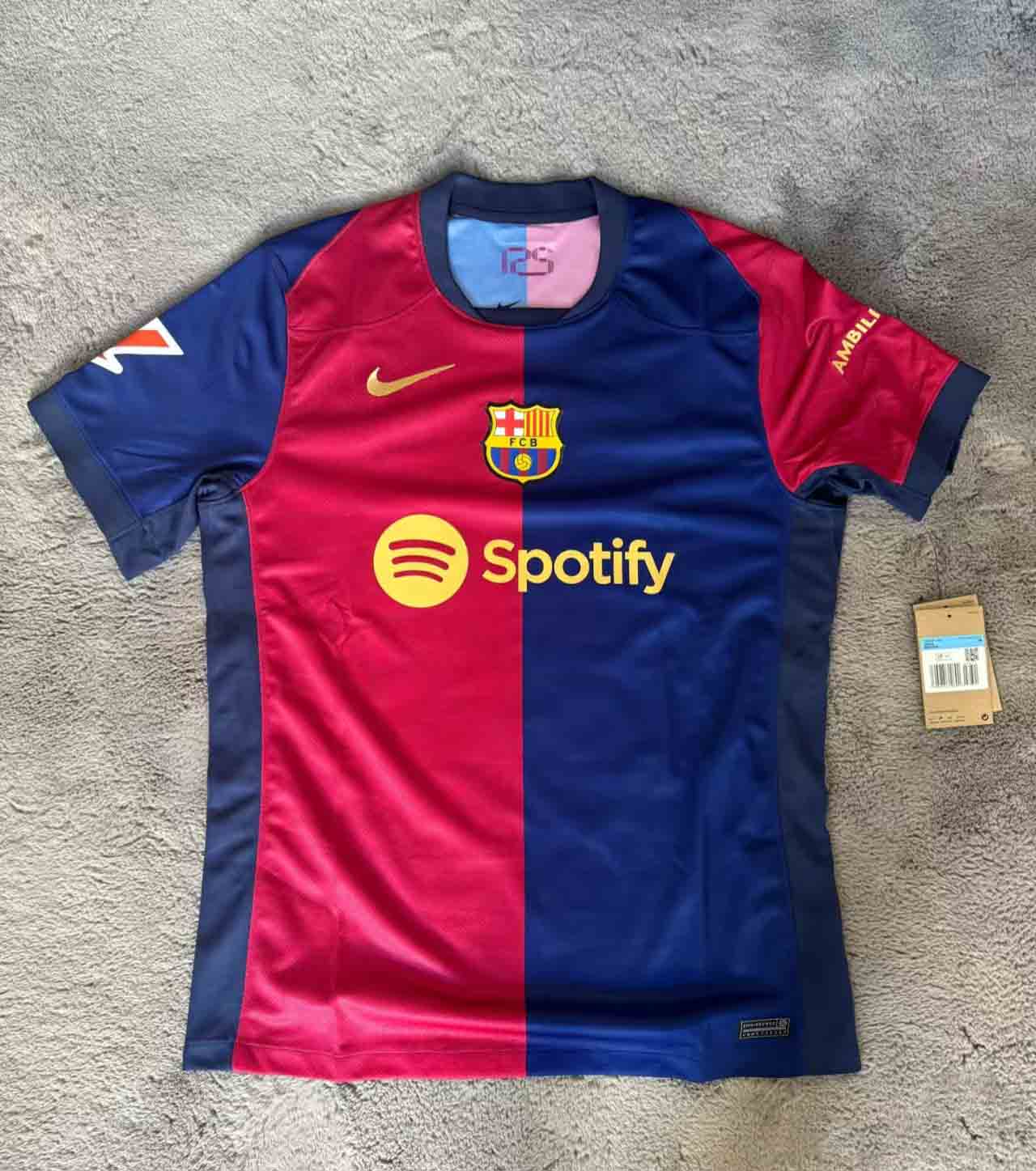 24-25 season Barcelona home jersey Yamal Lewandowski Rafinha