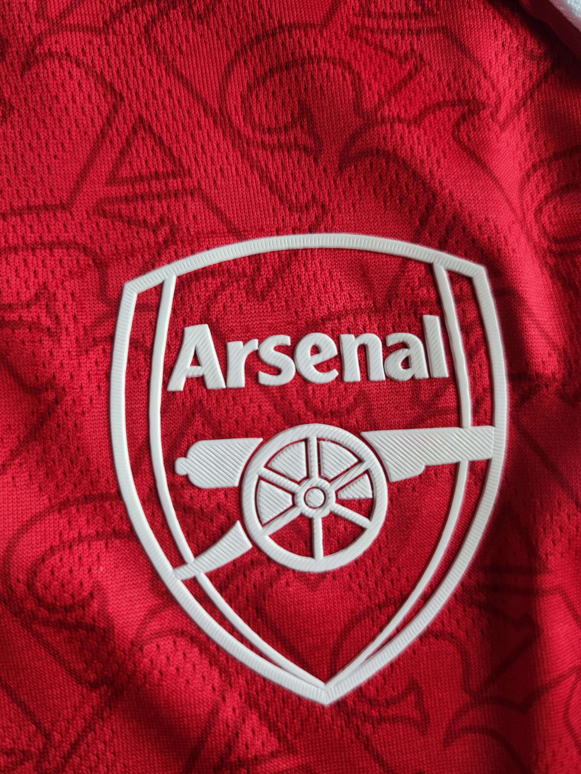 Arsenal home jersey 25-26 season, Kai Havertz, Martin Odegaard, Bukayo Saka