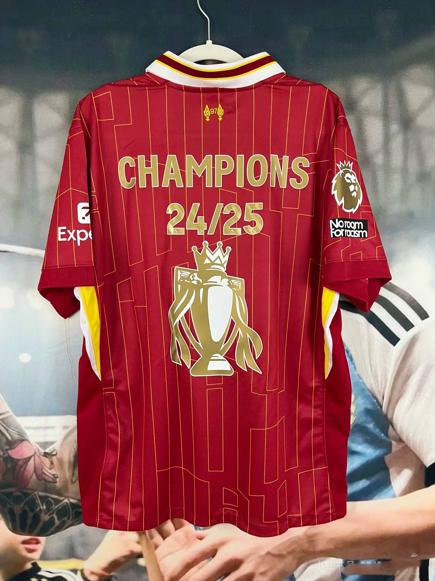 24-25 season Liverpool Champions League commemorative jersey Salah, Luis Dias, Trent Arnold, Jones