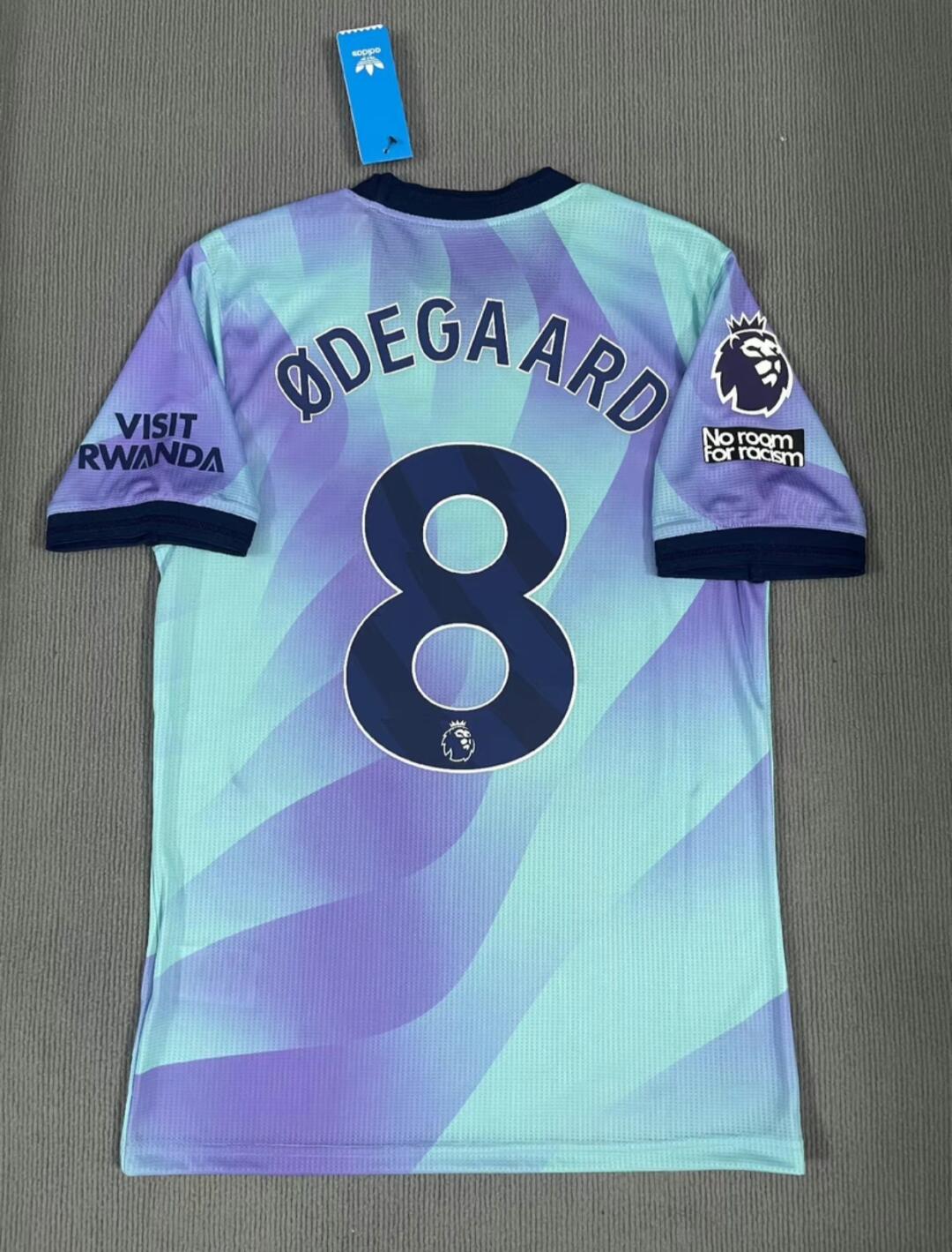 Arsenal away jersey 24-25 season, Kai Havertz, Martin Odegaard, Bukayo Saka