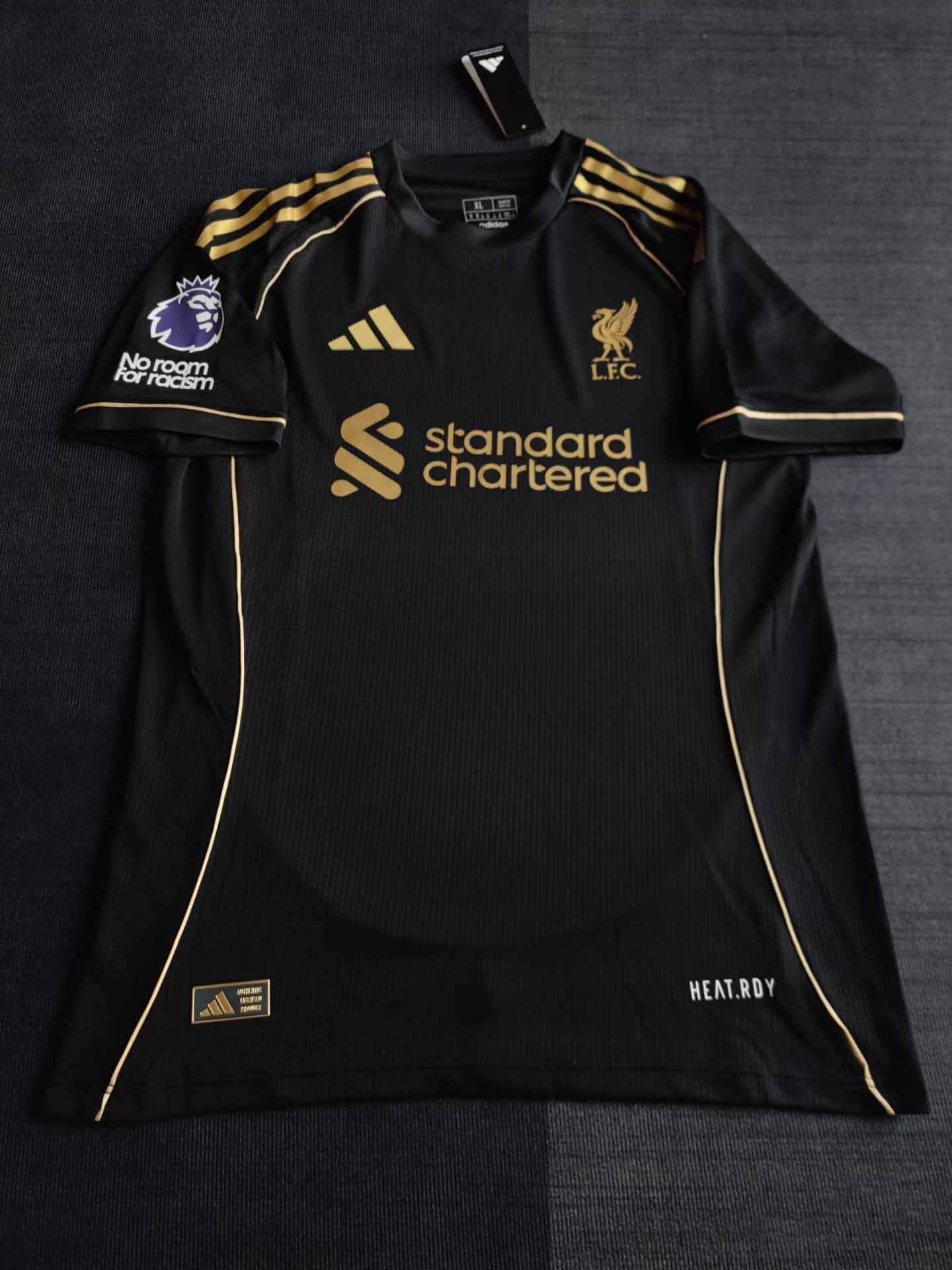25-26 season Liverpool black and gold special edition jersey, Salah, Luis Dias, Trent Arnold, Jones