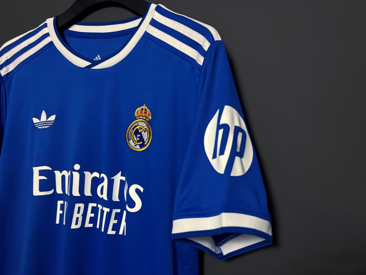 25-26 season Real Madrid second away jersey Mbappe Vinicius Bellingham