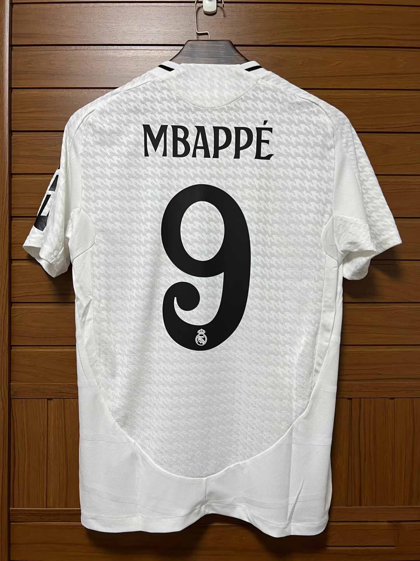 24-25 season Real Madrid home jersey Mbappe Vinicius Bellingham