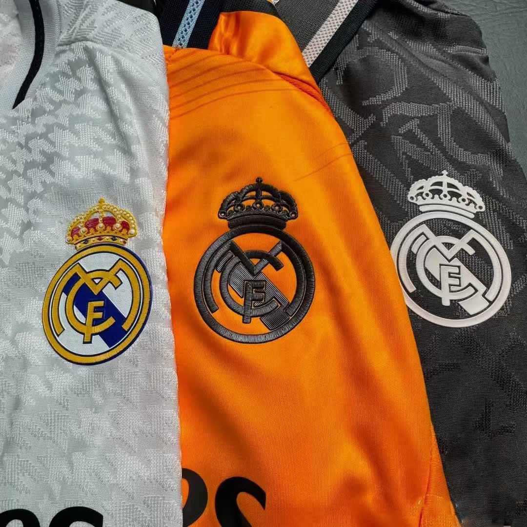 24-25 season Real Madrid away jersey Mbappe Vinicius Bellingham