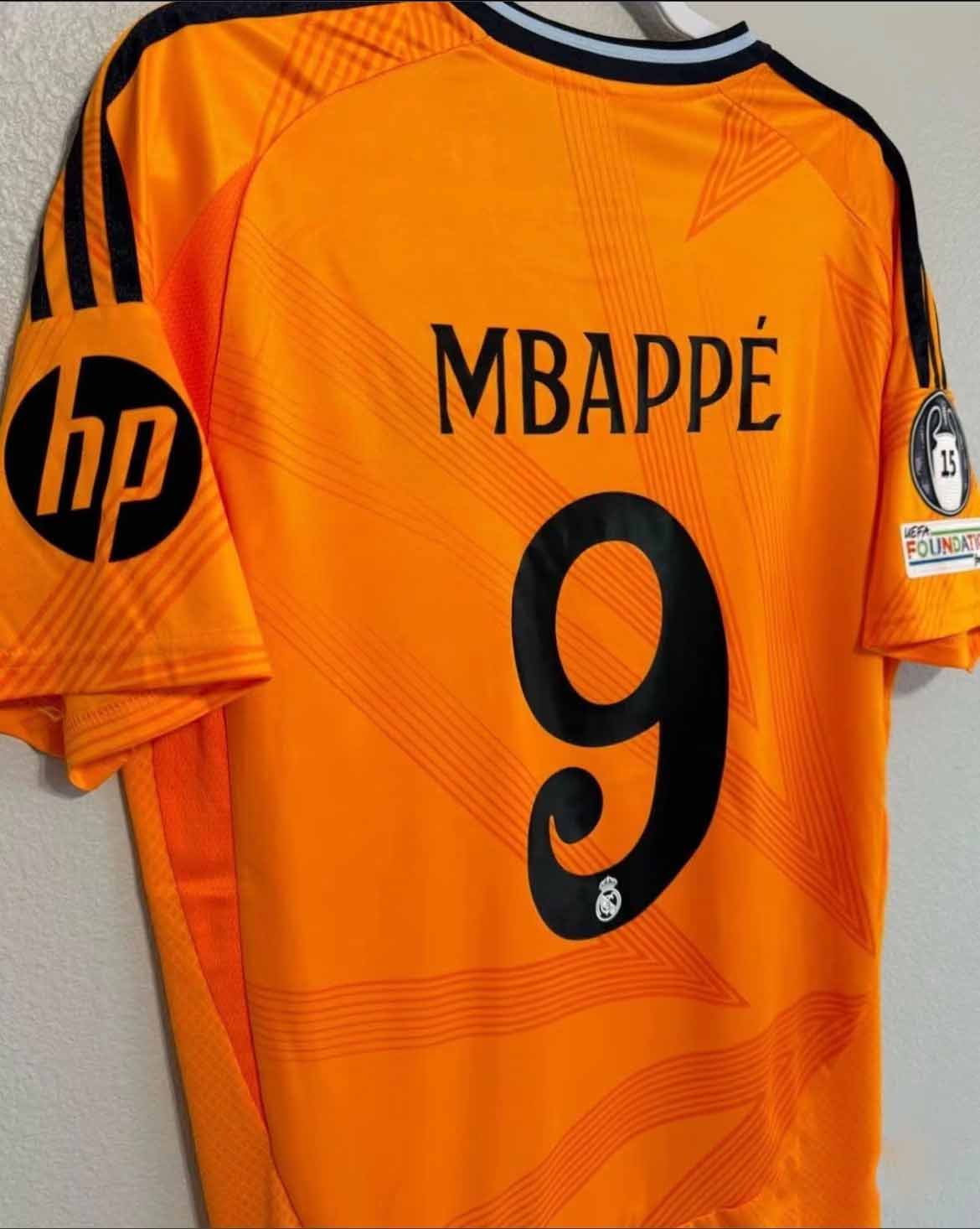 24-25 season Real Madrid away jersey Mbappe Vinicius Bellingham