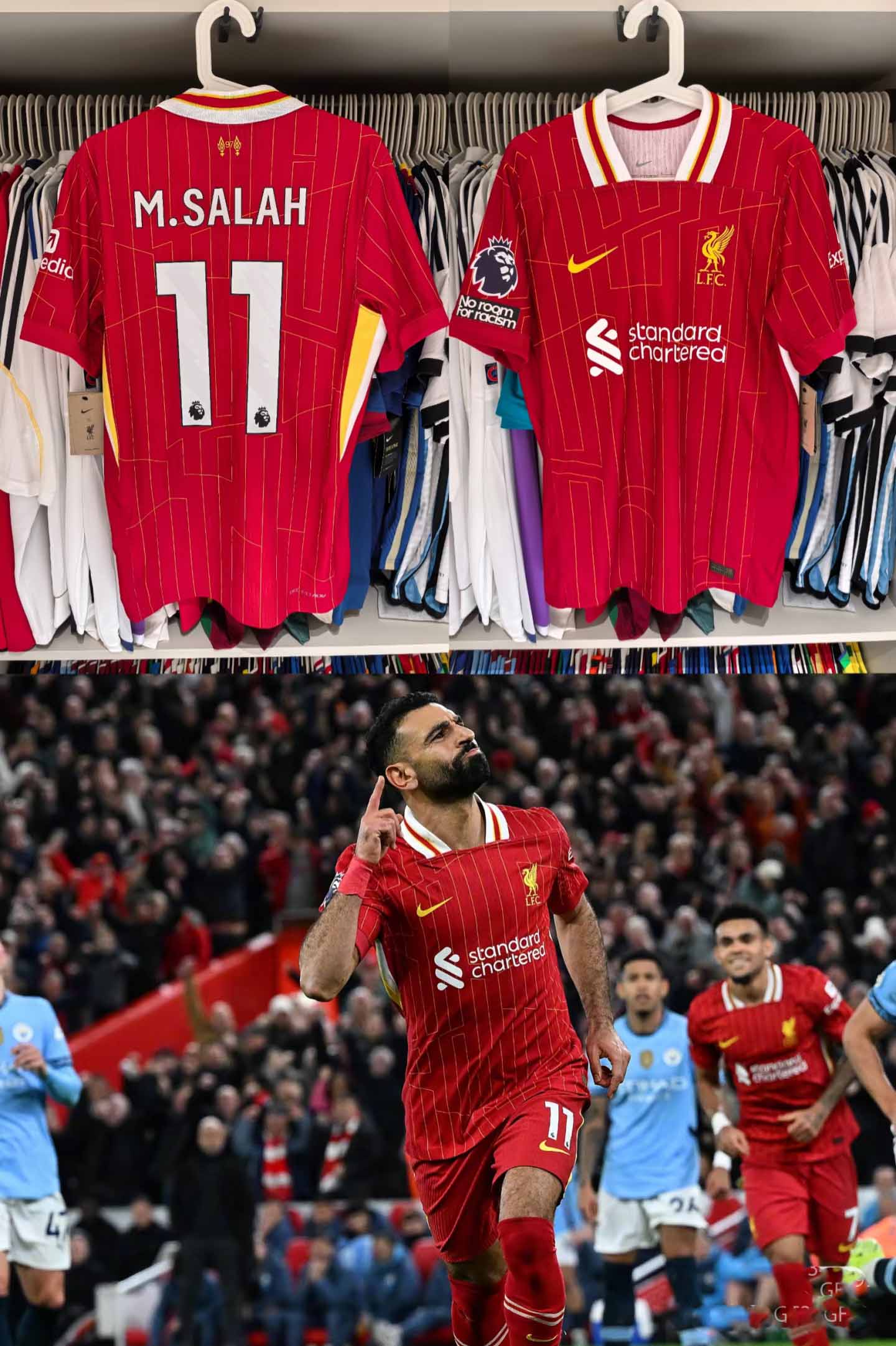 24-25 Liverpool home jersey Salah, Luis Dias, Trent Arnold