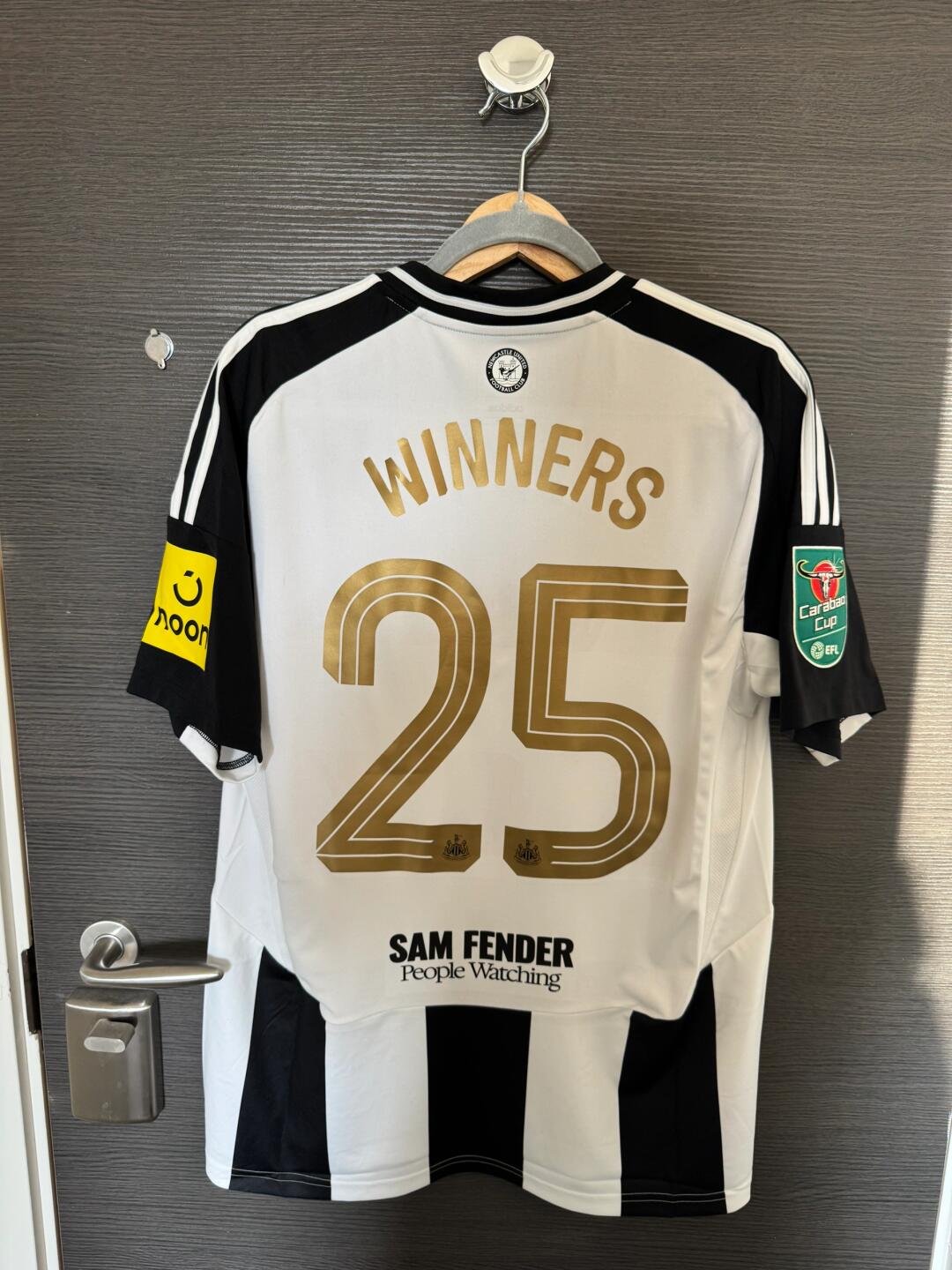 24-25 Newcastle United Champions Edition Jersey, Isaac, Harvey Barnes, Anthony Gordon, Ossula