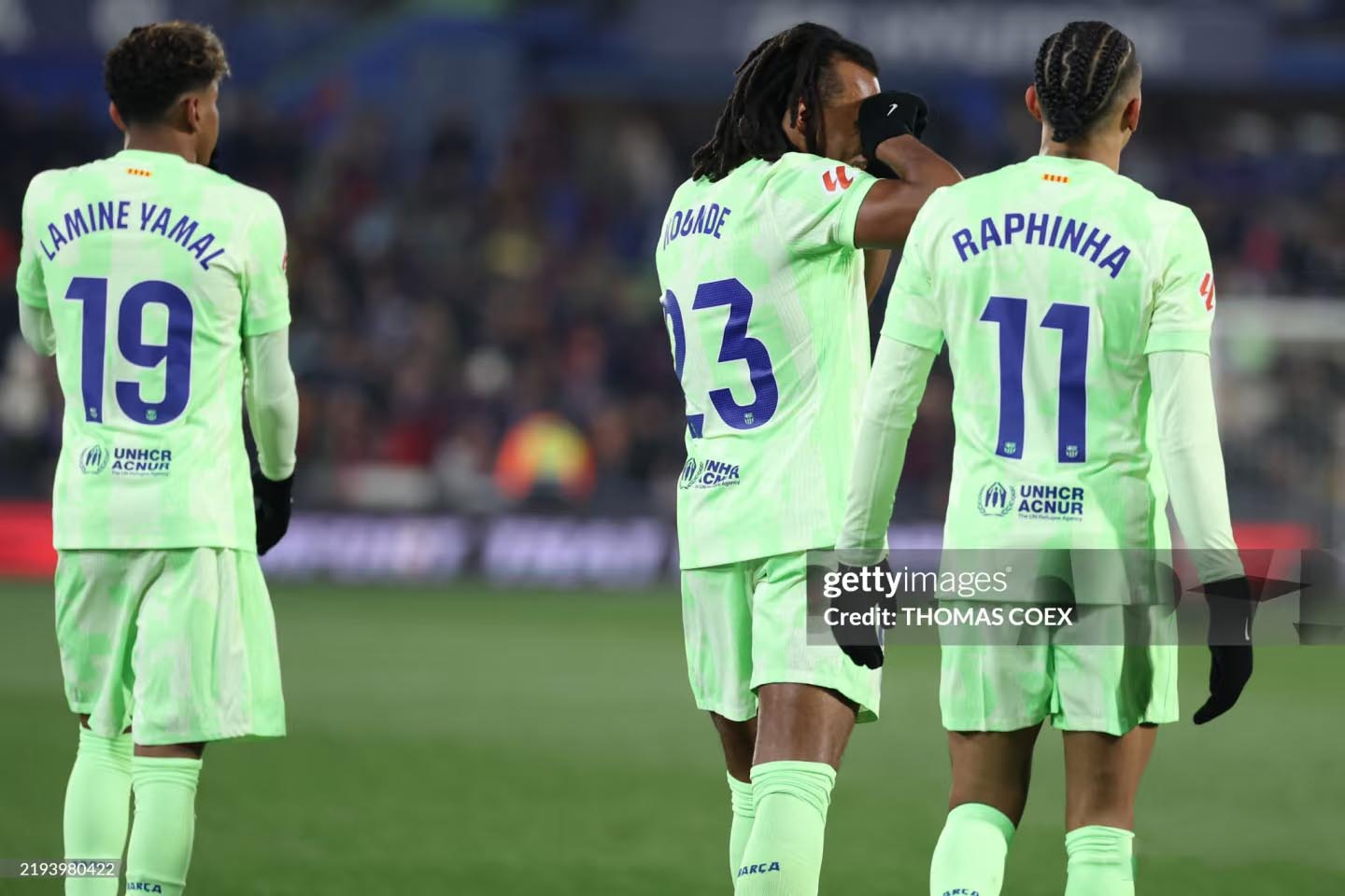 24-25 season Barcelona second away jersey Lewandowski, Yamaru and Rafinha