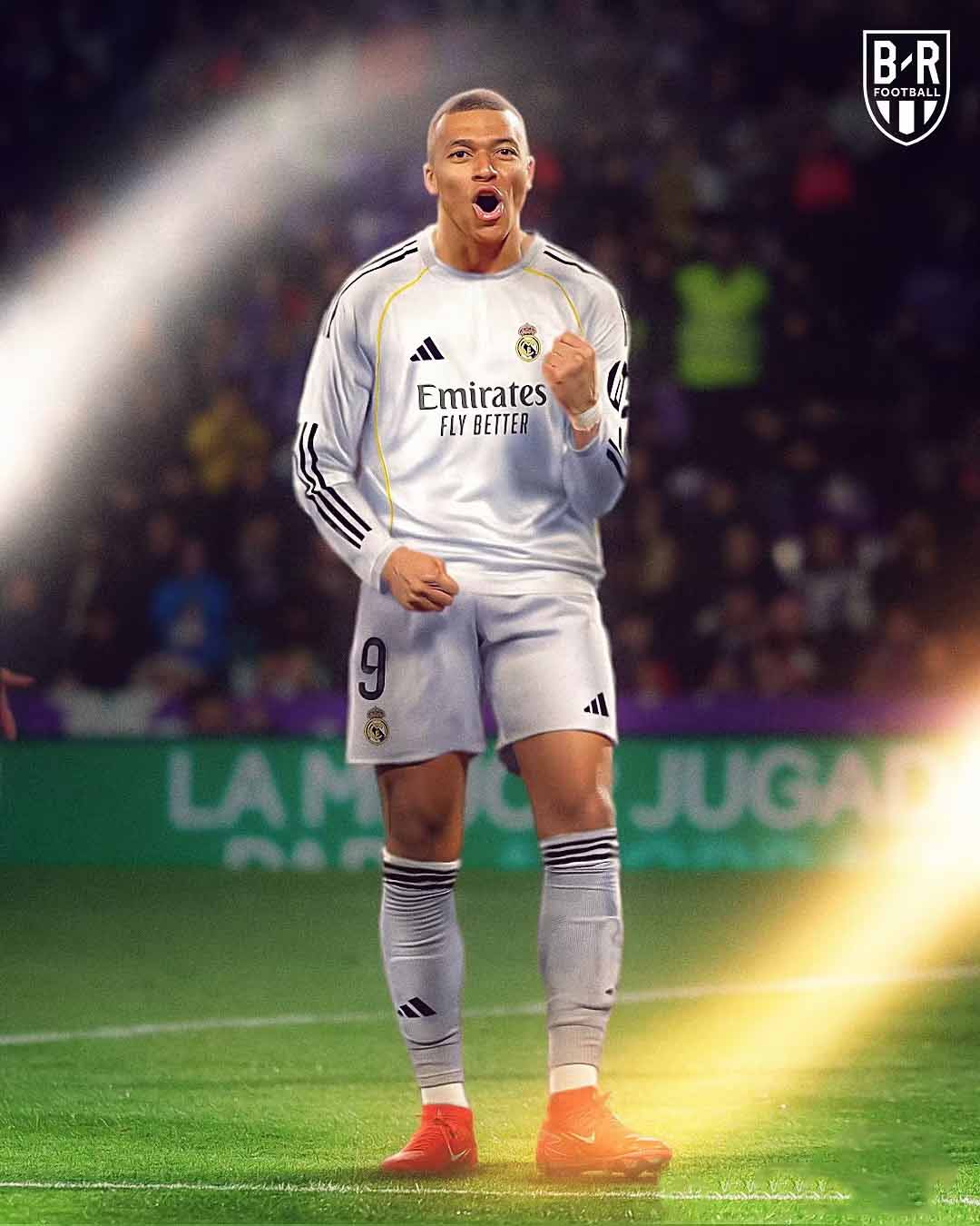 25-26 season Real Madrid home jersey Mbappe Vinicius Bellingham