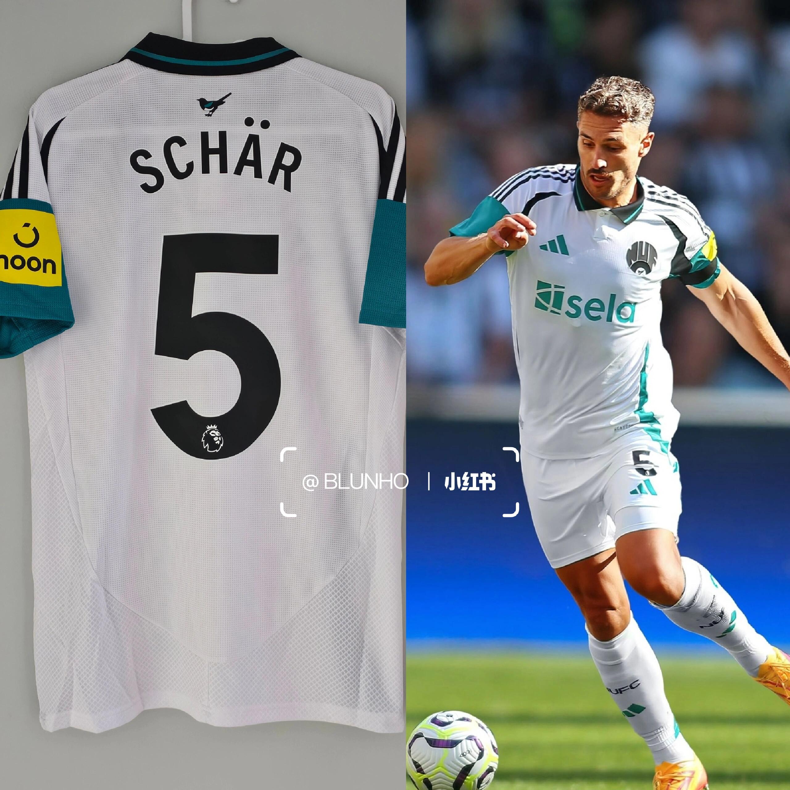 24-25 Newcastle United away jersey, Isaac, Harvey Barnes, Anthony Gordon, Osula