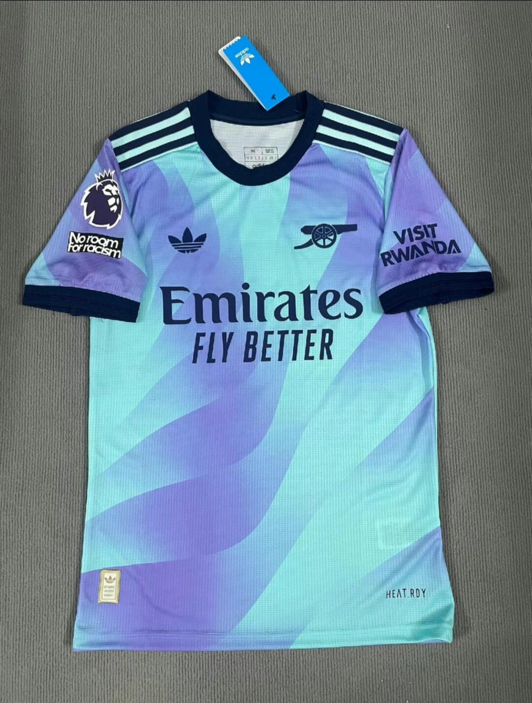 Arsenal away jersey 24-25 season, Kai Havertz, Martin Odegaard, Bukayo Saka