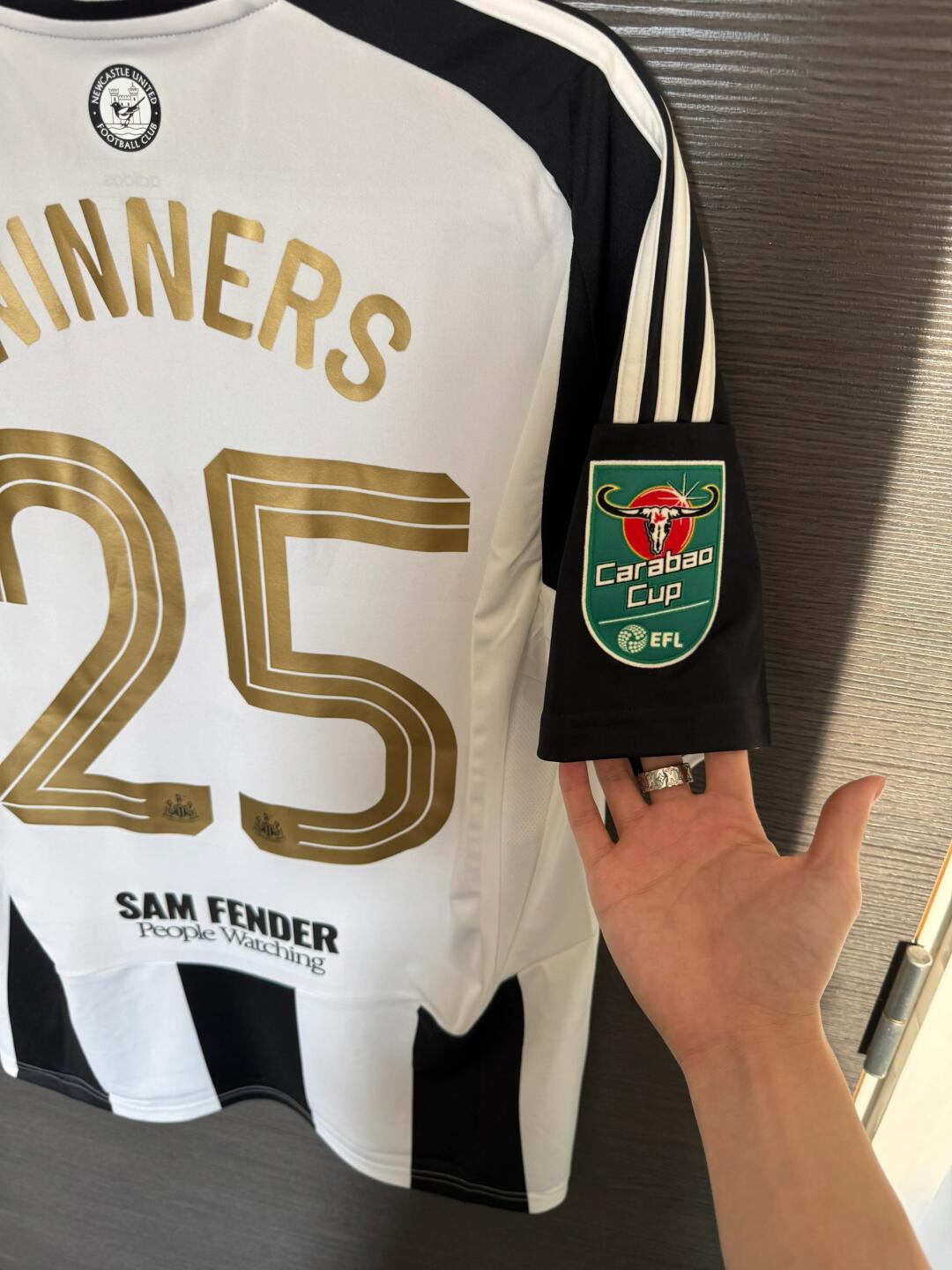 24-25 Newcastle United Champions Edition Jersey, Isaac, Harvey Barnes, Anthony Gordon, Ossula
