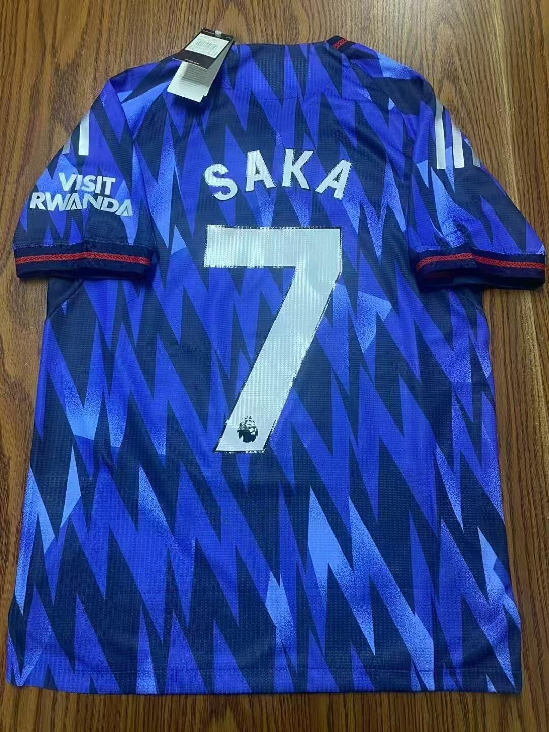 25-26 season Arsenal away player jersey, Kai Havertz, Martin Odegaard, Bukayo Saka