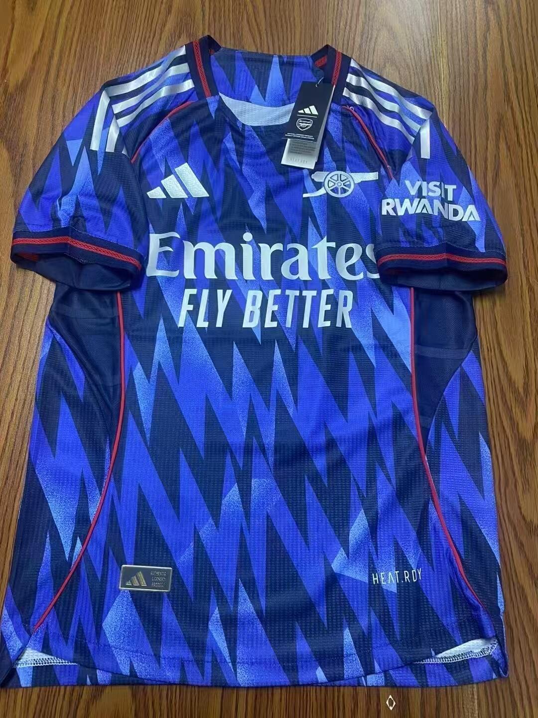 25-26 season Arsenal away player jersey, Kai Havertz, Martin Odegaard, Bukayo Saka