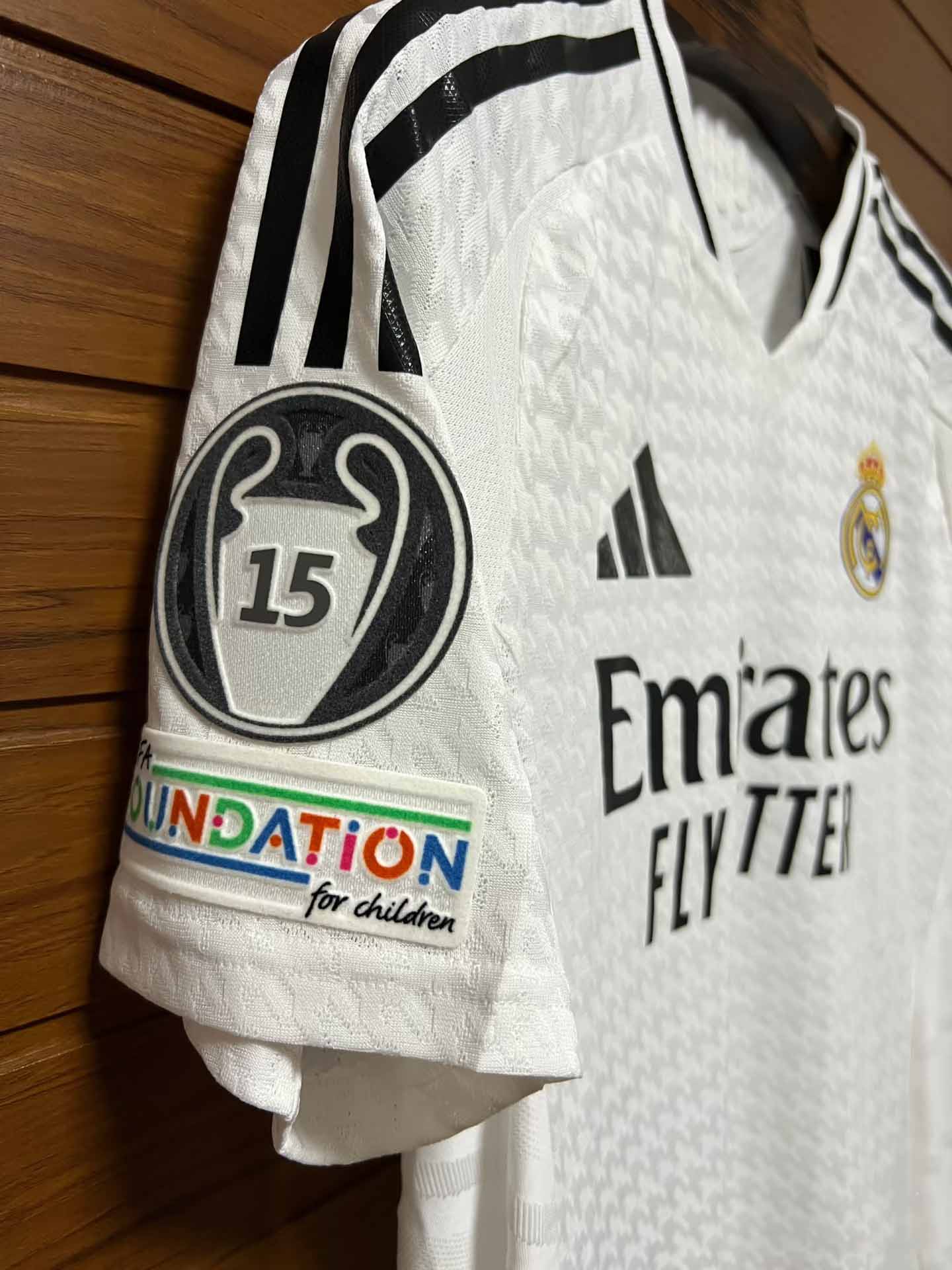 24-25 season Real Madrid home jersey Mbappe Vinicius Bellingham