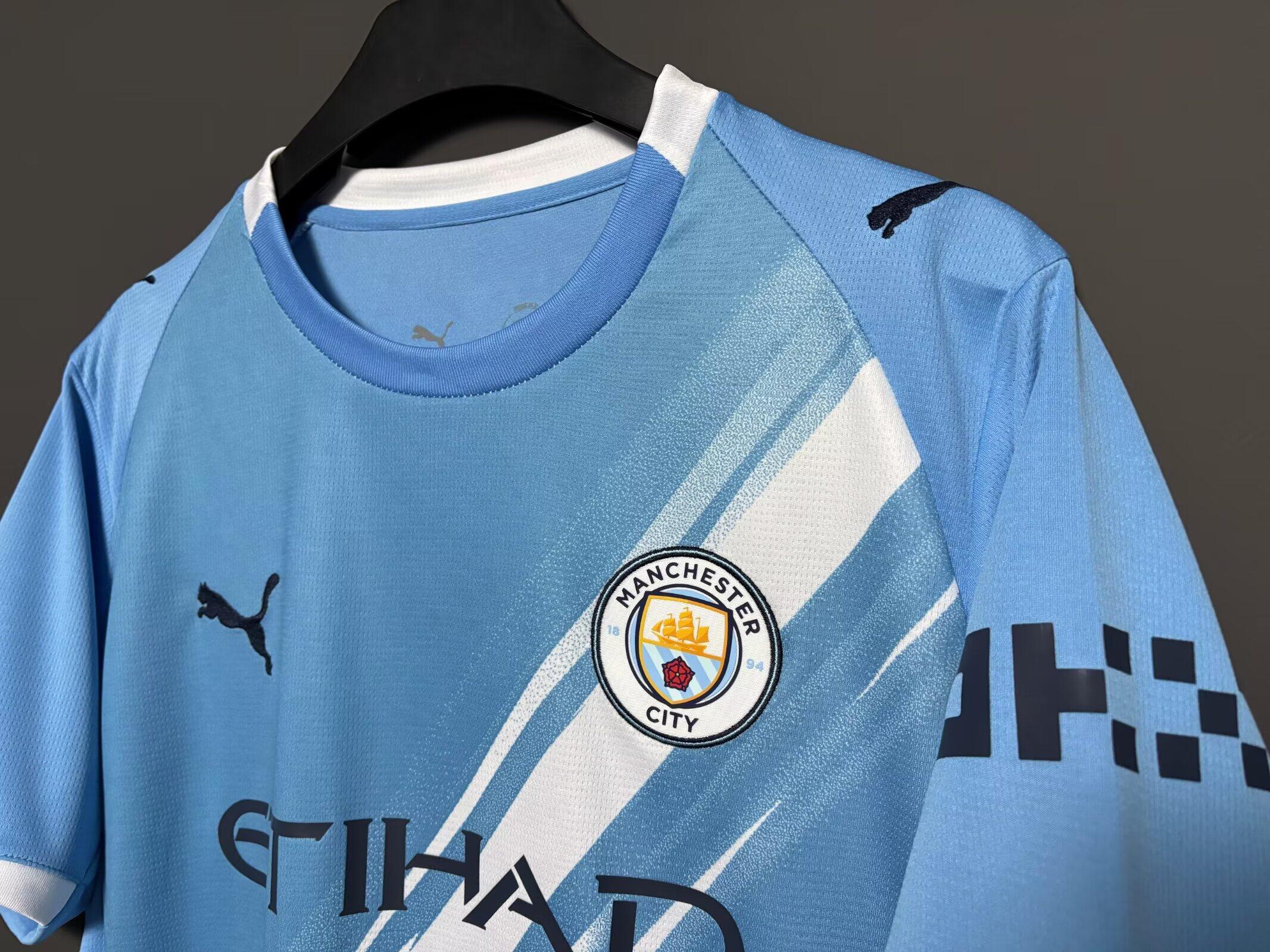 25-26 season Manchester City home jersey Haaland, De Bruyne, Malmush, Phil Foden,