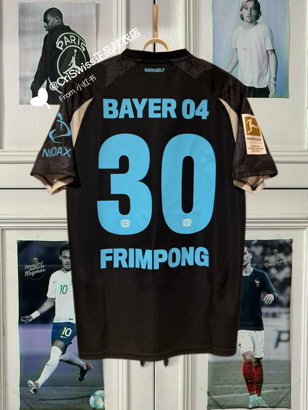 24-25 season Leverkusen away jersey, Czech, Wirtz, Boniface, Adli