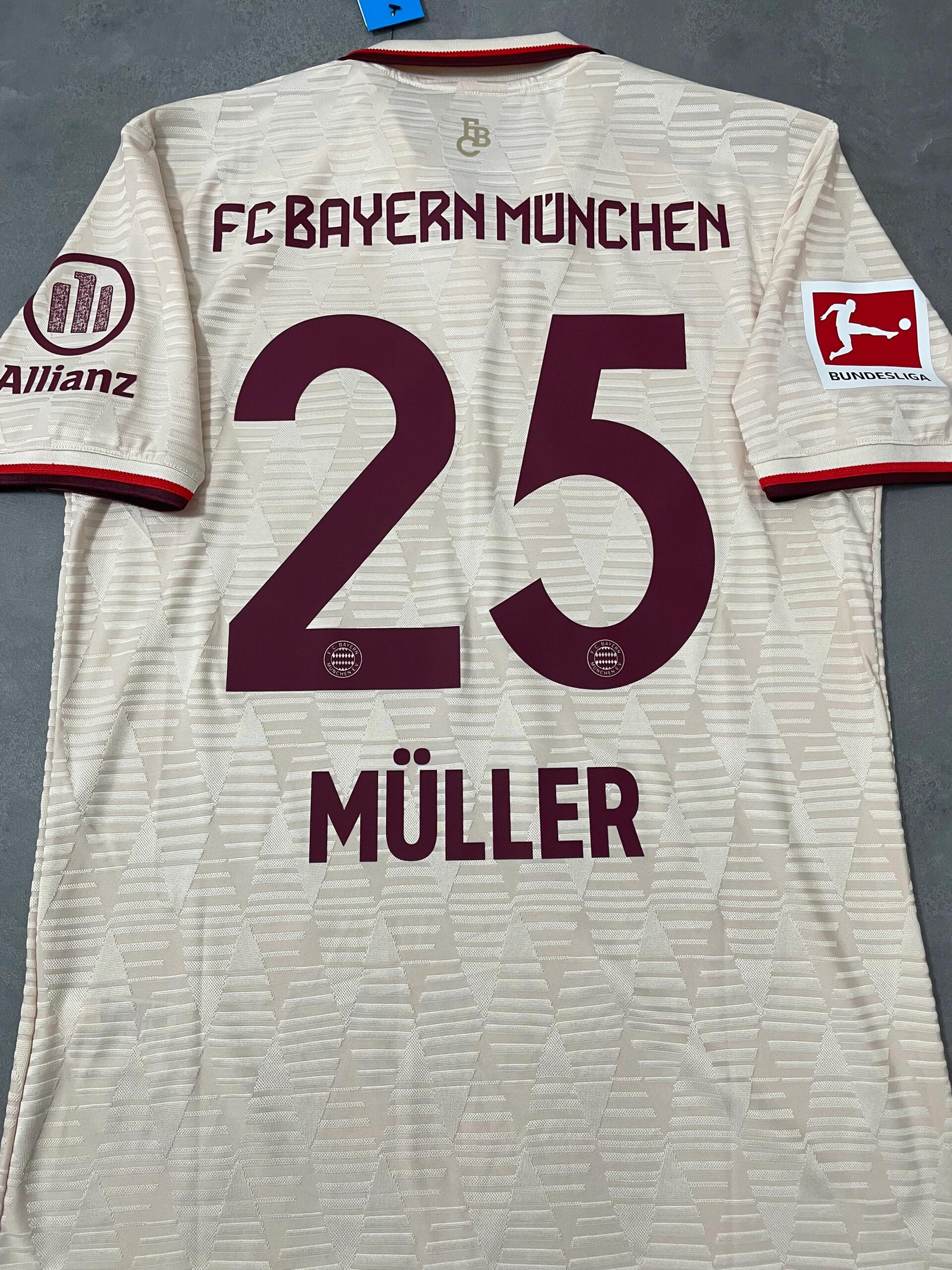 24-25 season Bayern Munich away jersey, Muller, Kane, Olise, Coman