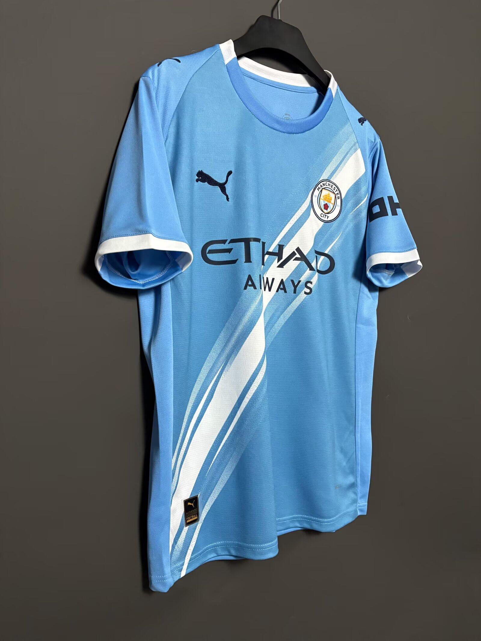 25-26 season Manchester City home jersey Haaland, De Bruyne, Malmush, Phil Foden,