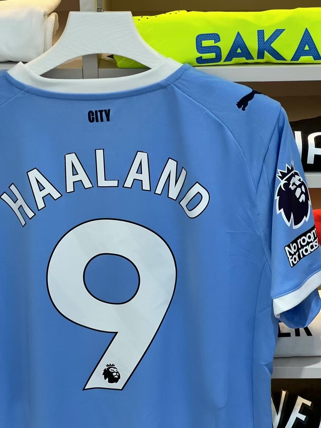 25-26 season Manchester City home jersey Haaland, De Bruyne, Malmush, Phil Foden,