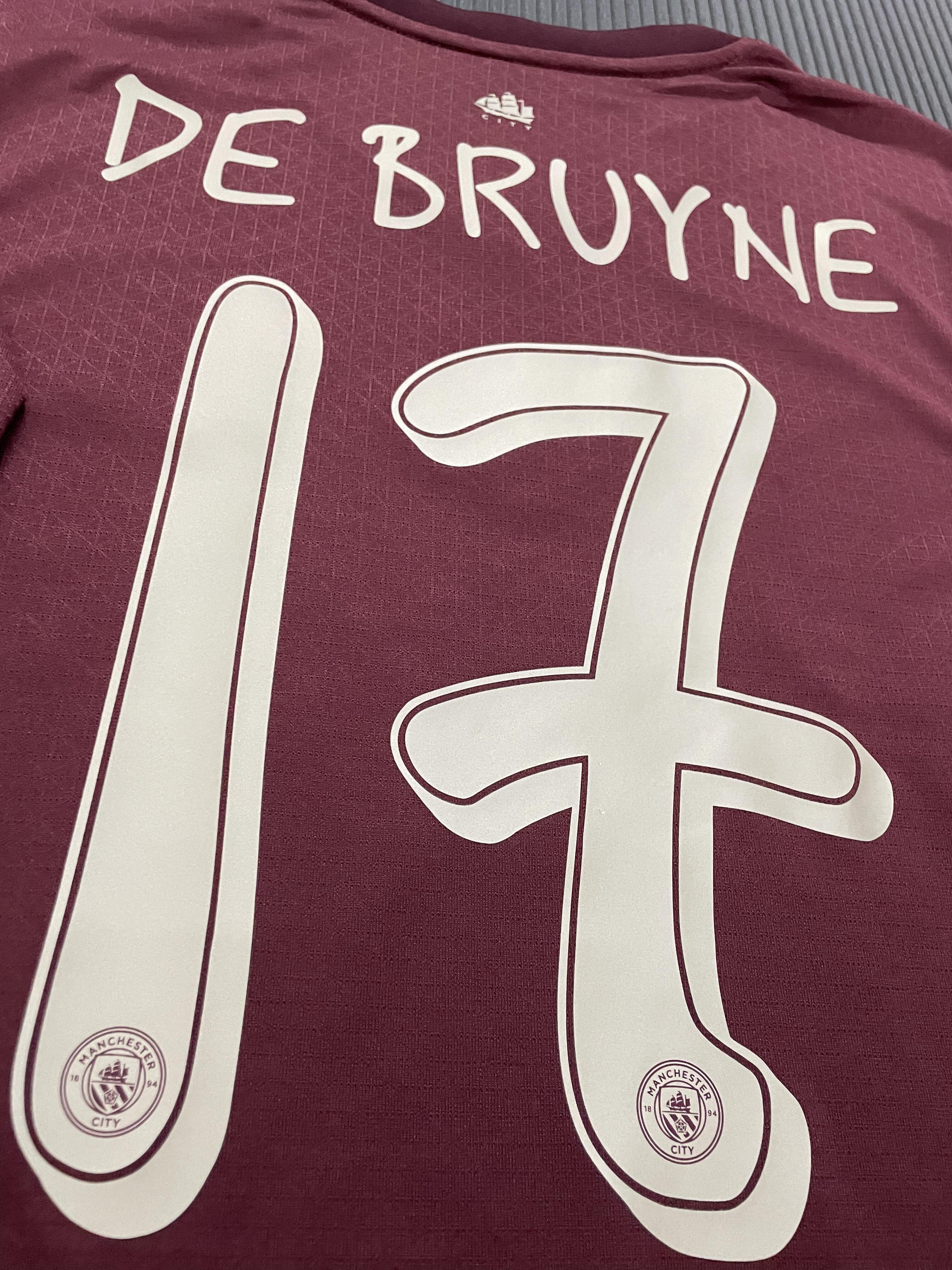 24-25 season Manchester City away jersey Haaland, De Bruyne, Malmush, Phil Foden,