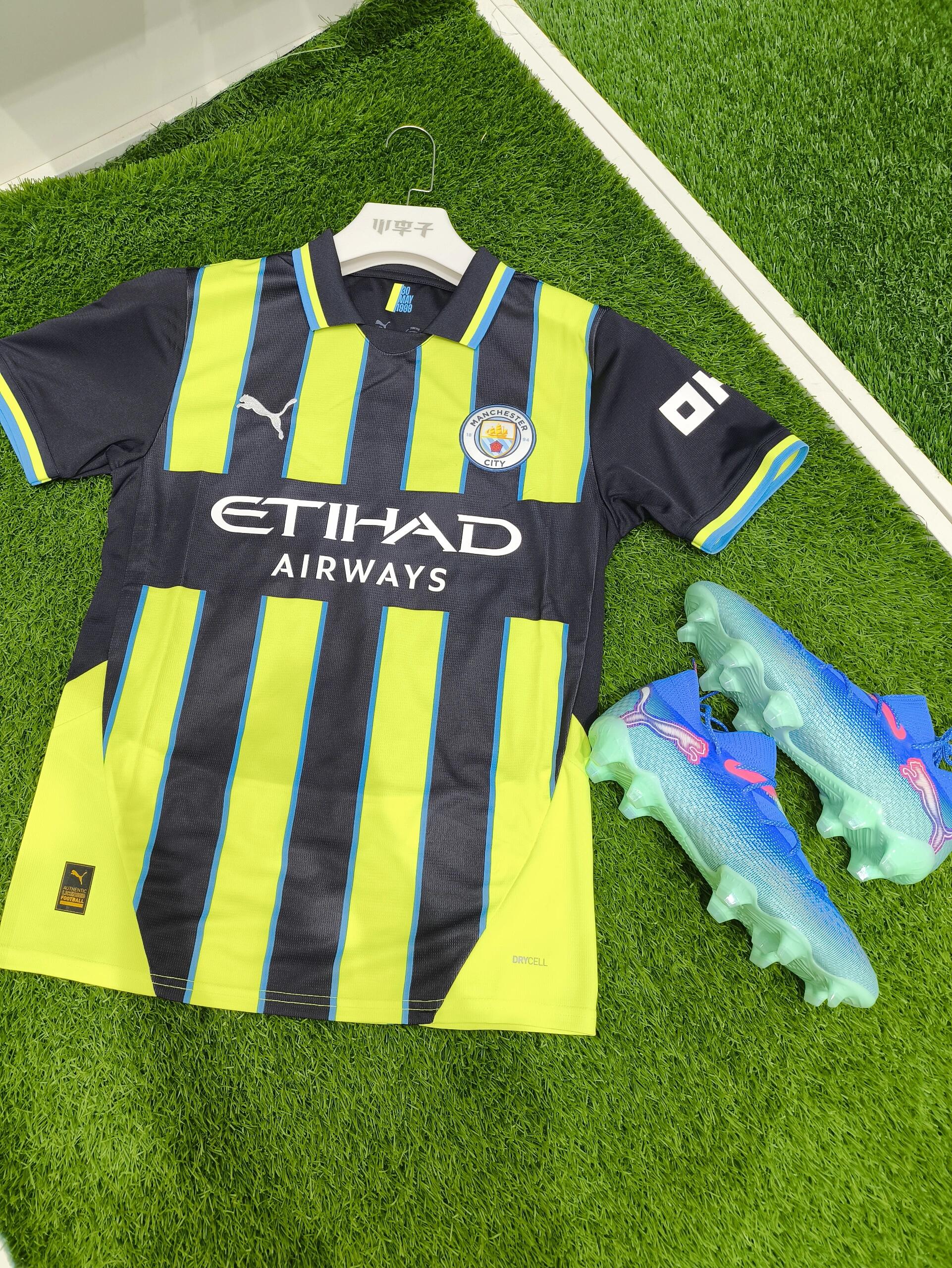 24-25 season Manchester City away jersey Haaland, De Bruyne, Malmush, Phil Foden,