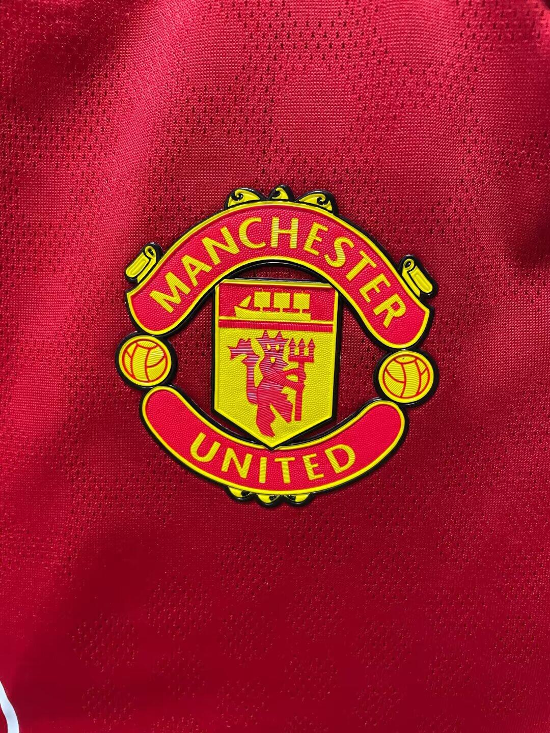 25-26 season Manchester United home jersey, Amad, Ghanacho, Rashford, Martinez