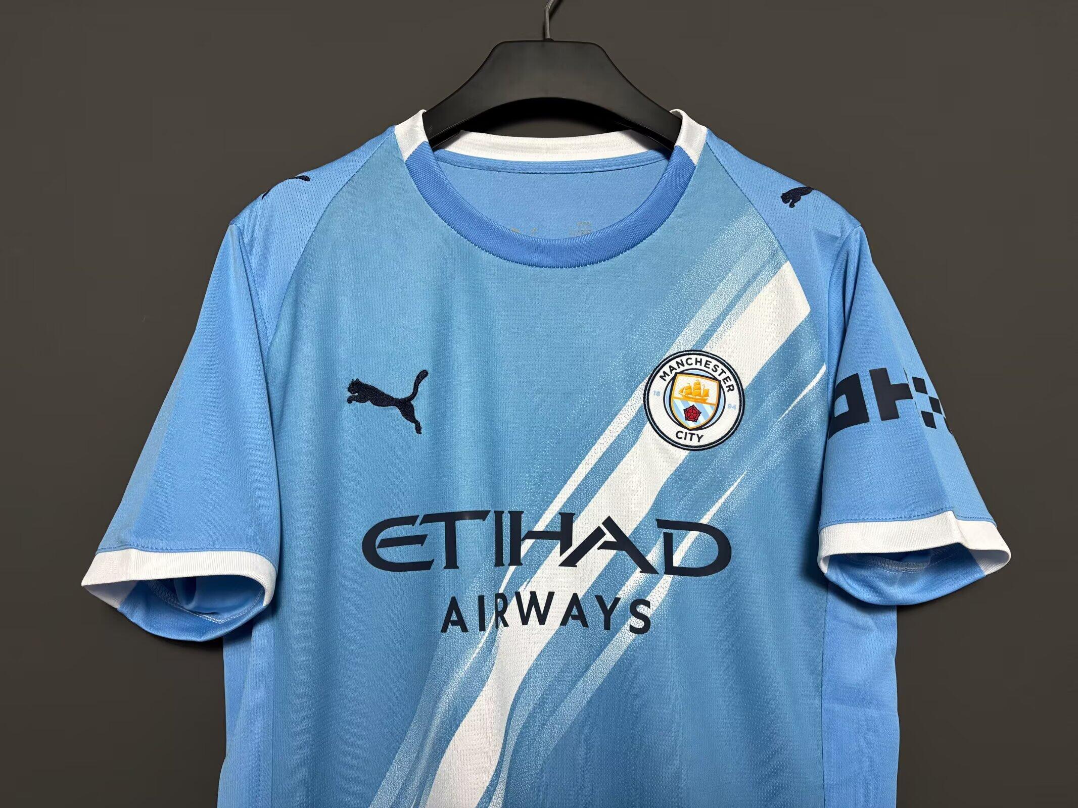 25-26 season Manchester City home jersey Haaland, De Bruyne, Malmush, Phil Foden,