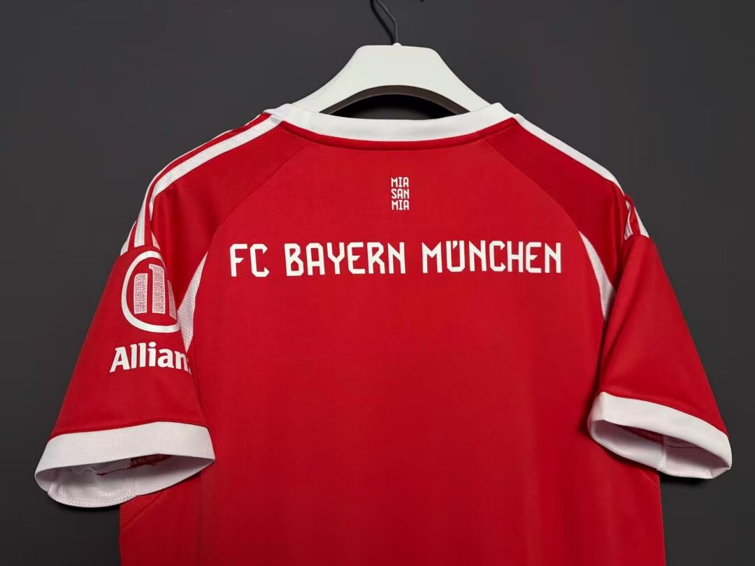 25-26 season Bayern Munich home jersey, Muller, Kane, Olise, Coman
