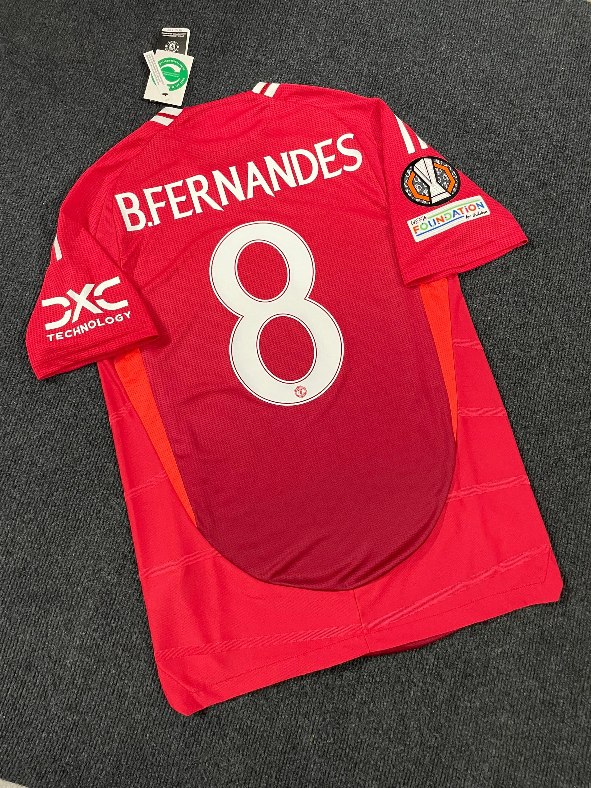 24-25 season Manchester United home jersey, Amad, Ghanacho, Rashford, Martinez