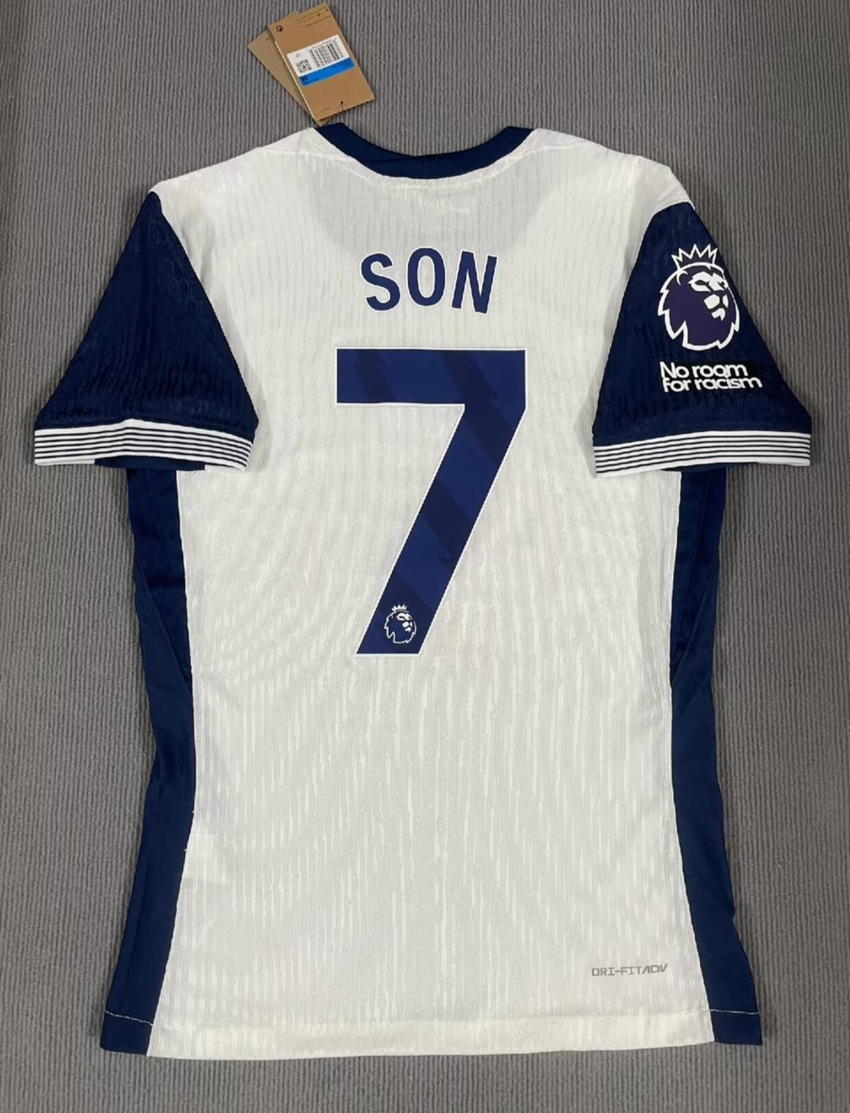 24-25 season Tottenham home jersey, Solanke, Son Heung-min, Andrade, Romero