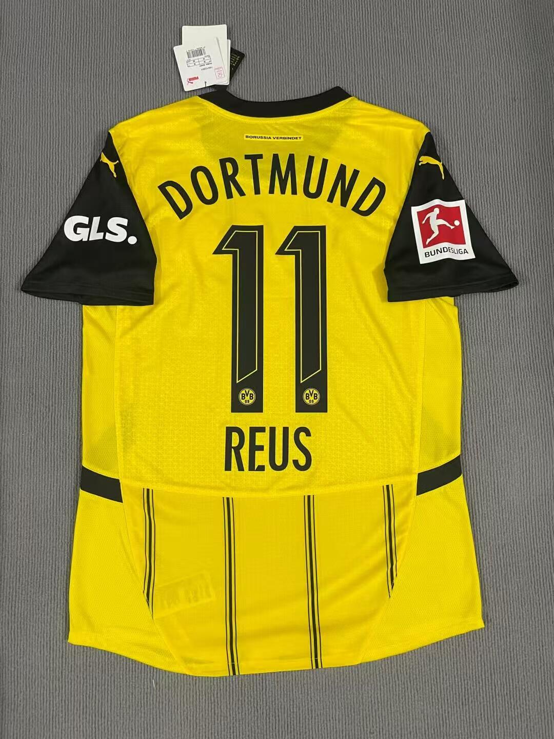 24-25 season Dortmund home jersey, Reus, Guirassi, Bale, Adeyemi