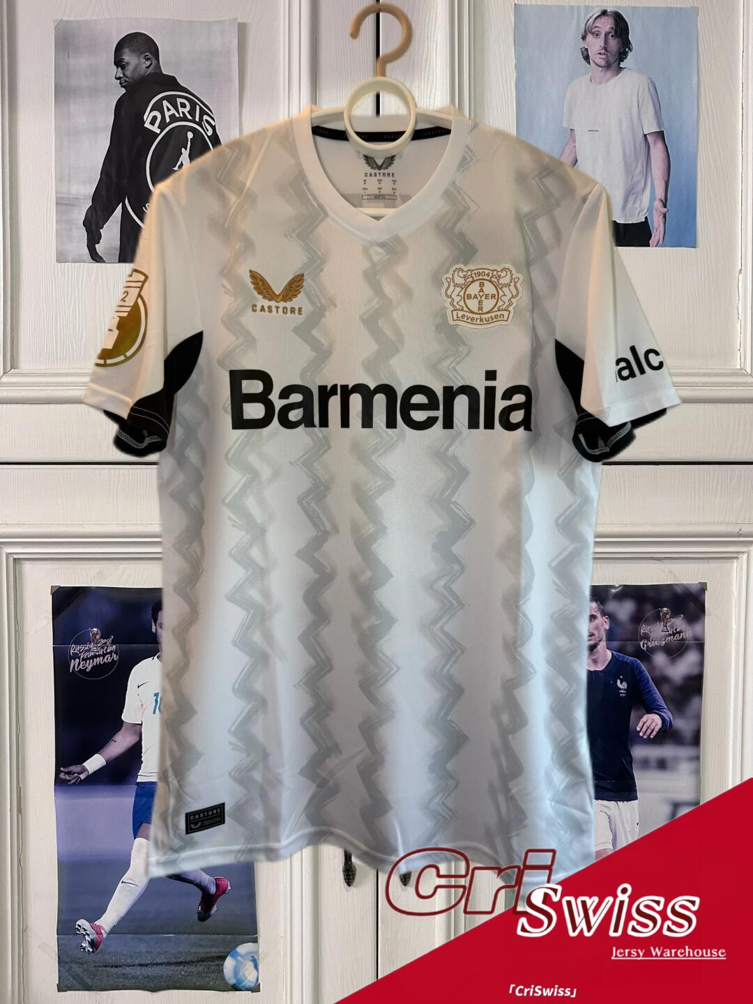 24-25 season Leverkusen away jersey, Czech, Wirtz, Boniface, Adli