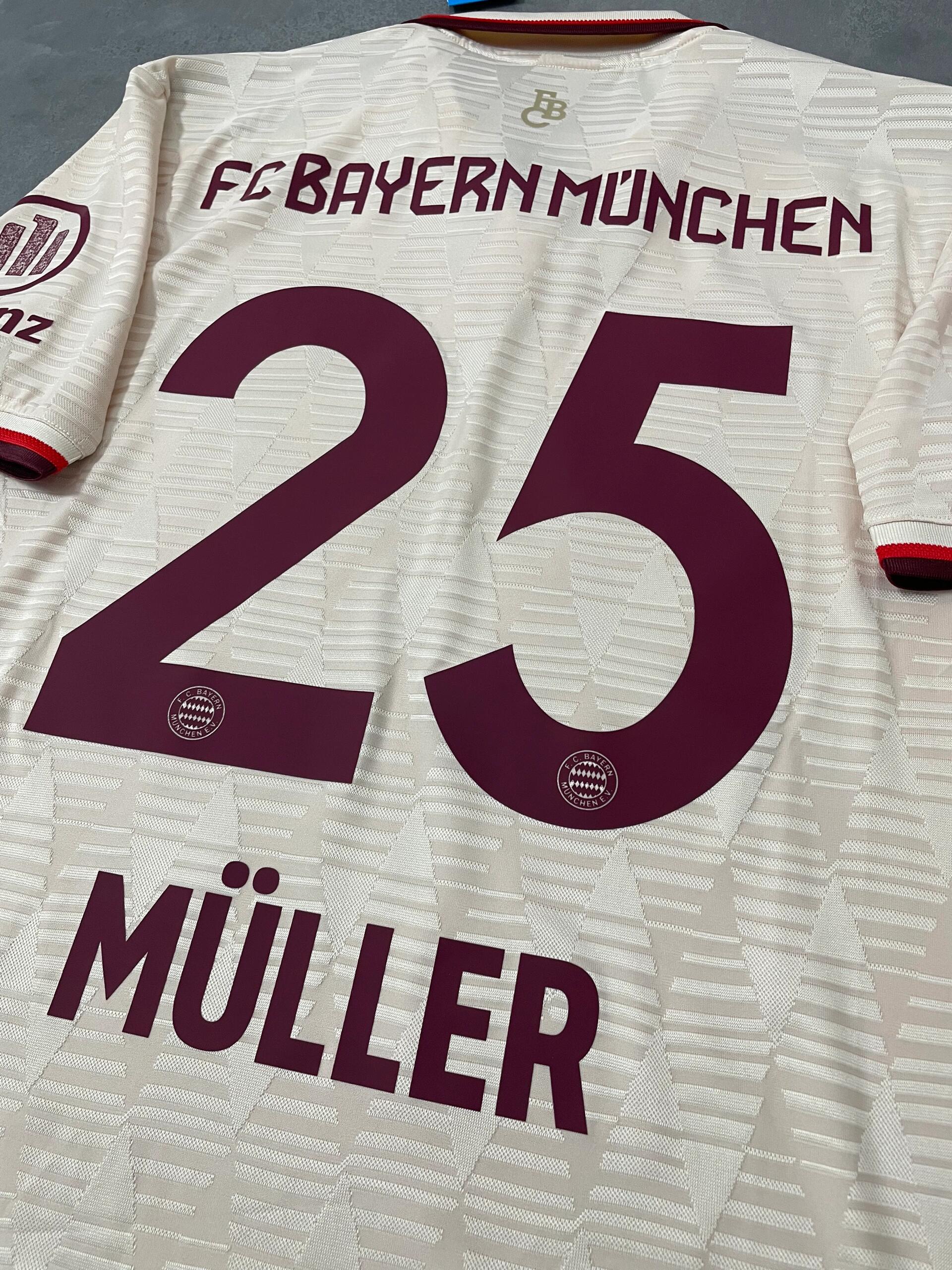 24-25 season Bayern Munich away jersey, Muller, Kane, Olise, Coman