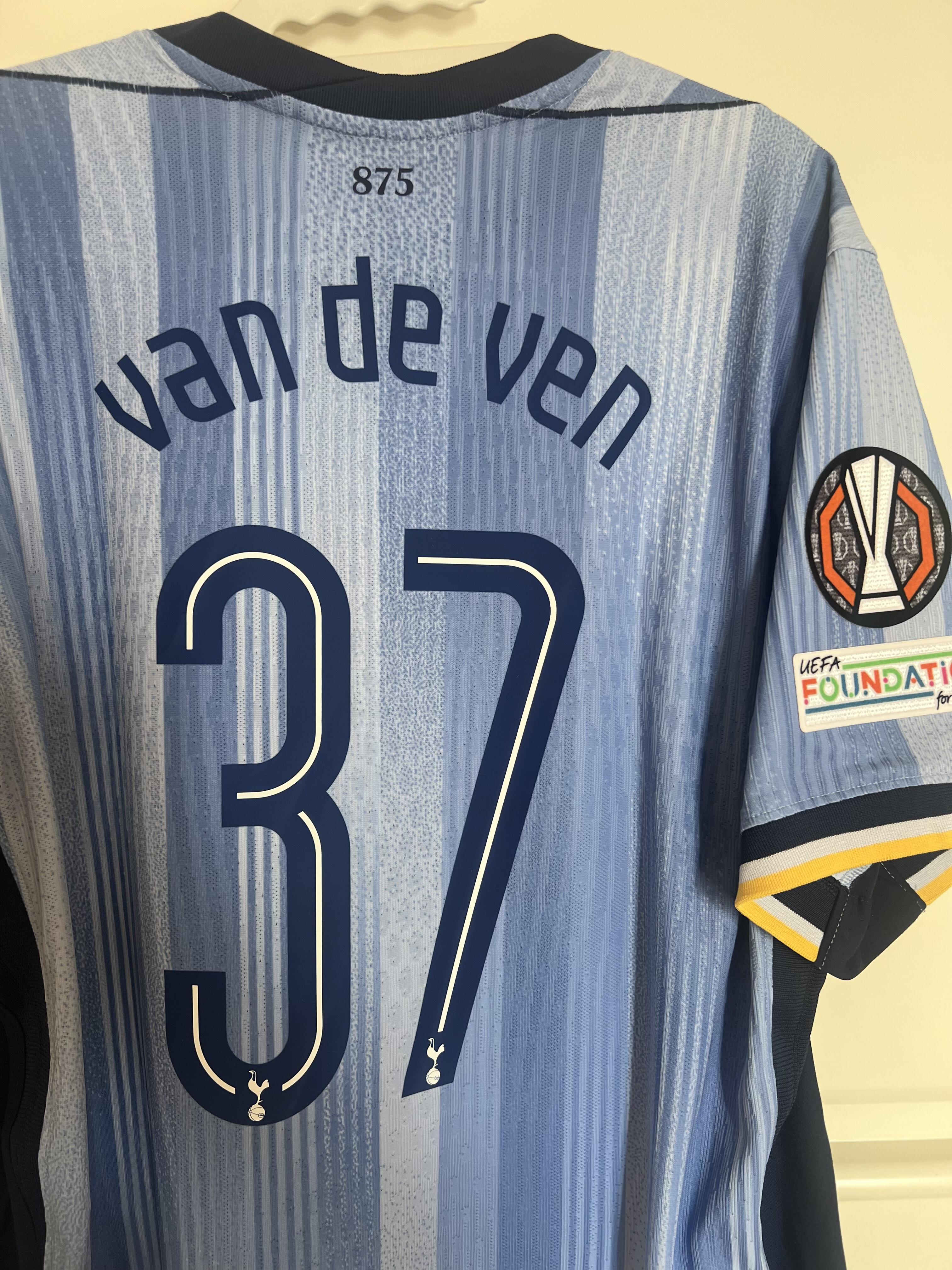 24-25 season Tottenham away jersey, Solanke, Son Heung-min, Andrade, Romero