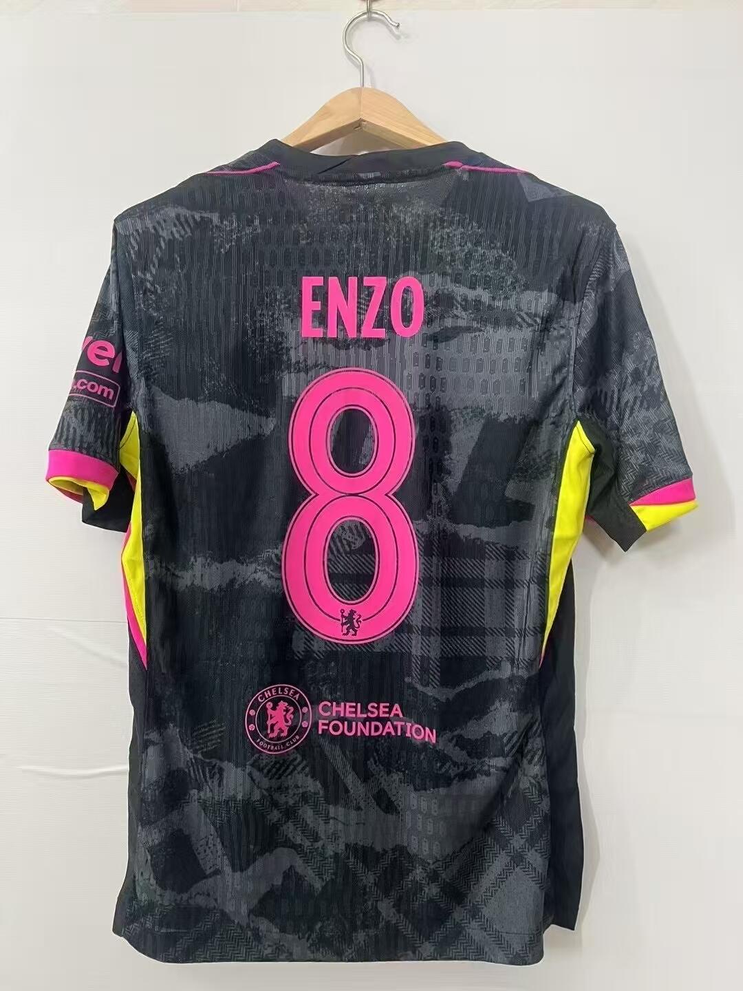 24-25 Chelsea away kit, Nicolas Jackson, Enzo Fernandez, Pedro Neto, Sancho