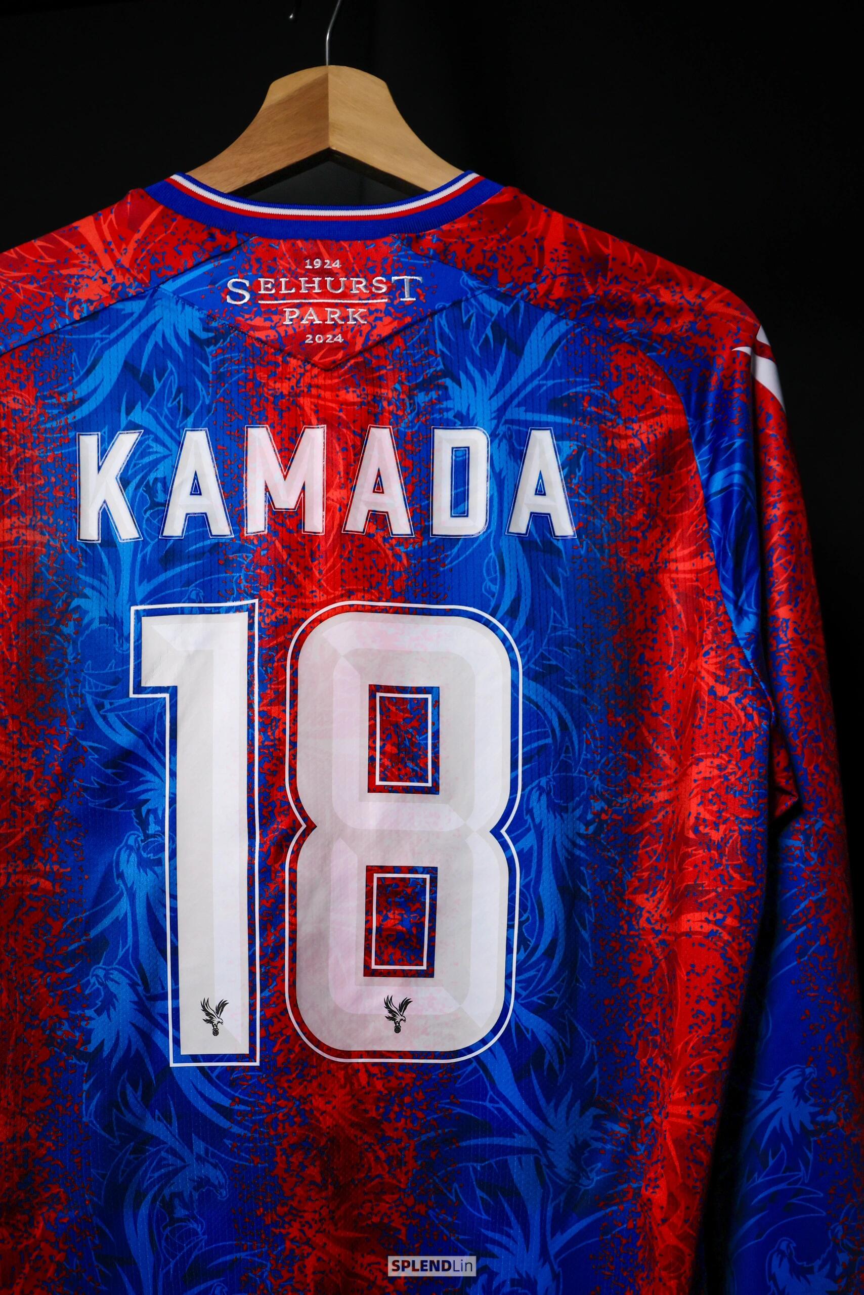 24-25 season Crystal Palace home jersey, Mateta, Sarr, Issi, Nketiah, Franca